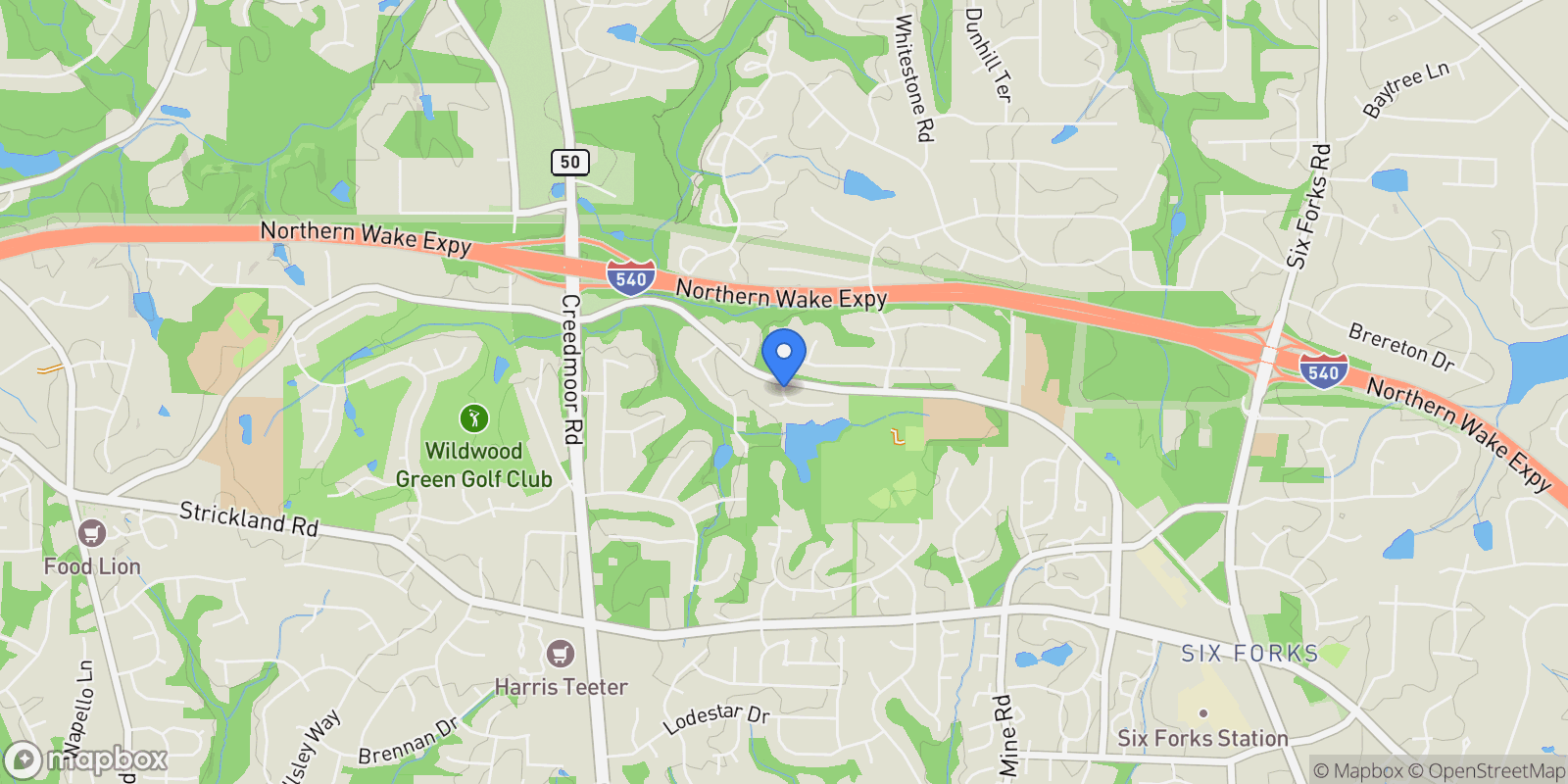 Map showing 5204 Barton View Court, Raleigh, NC 27615, Raleigh, North Carolina, United States.