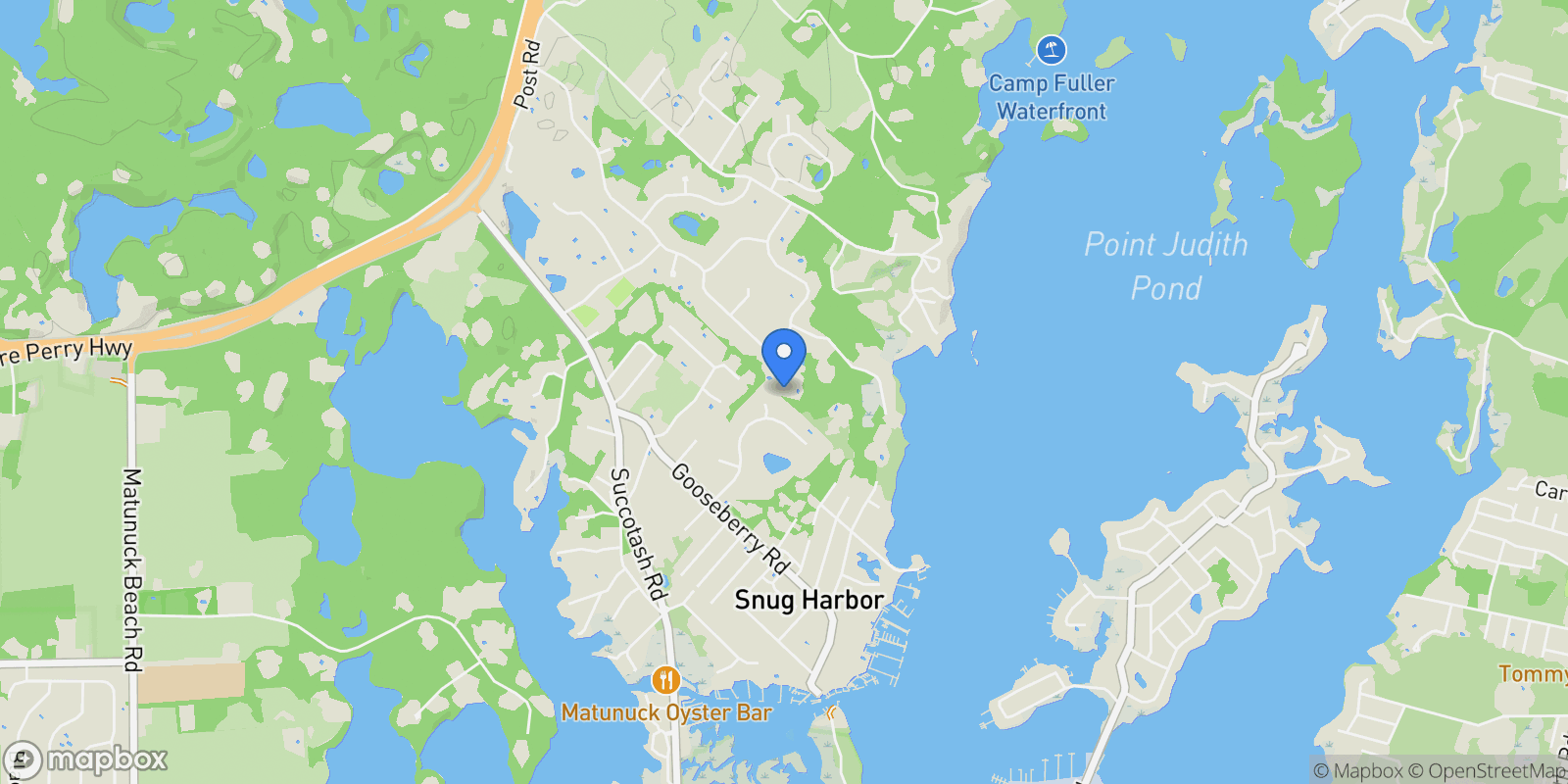 Map showing 43 Wild Rose Court , South Kingstown, RI 02879, South Kingstown, Rhode Island, United States.