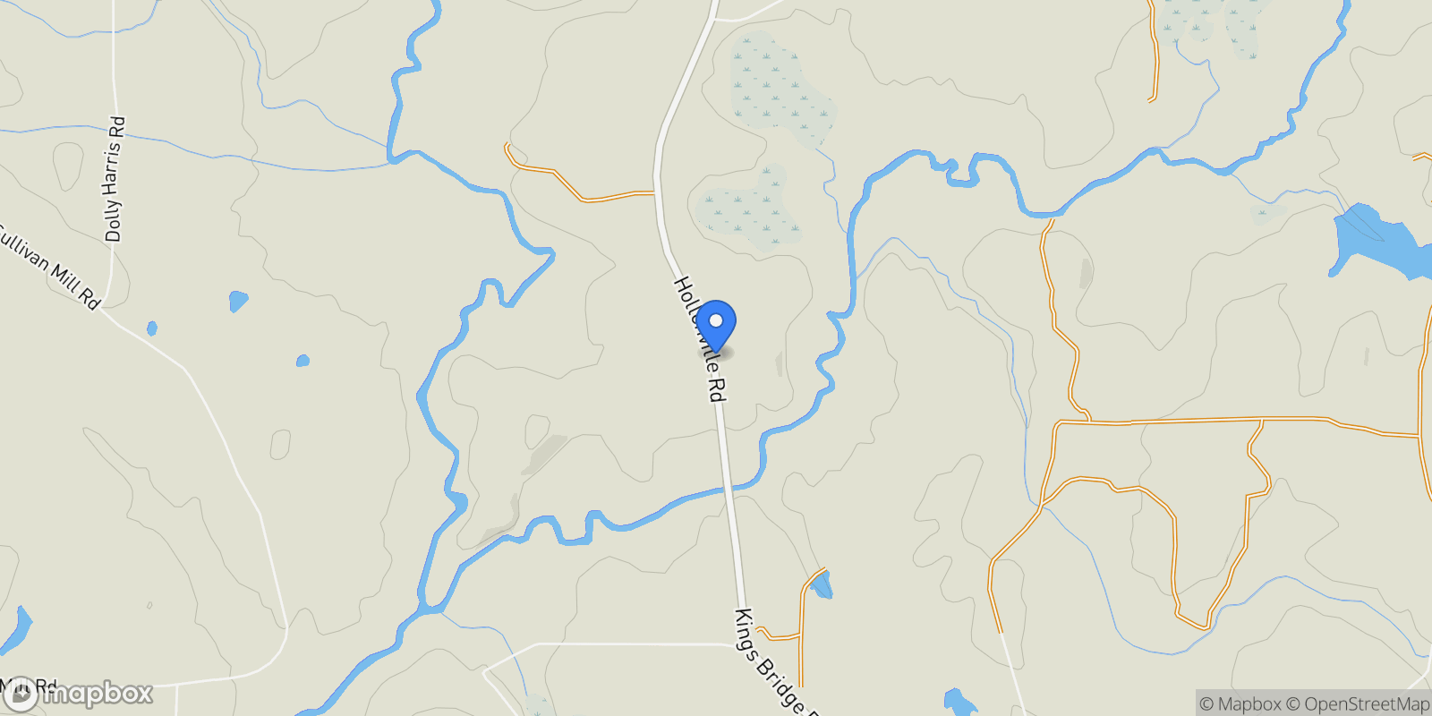 Map showing 2337 Hollonville Rd, Brooks, Georgia, United States.