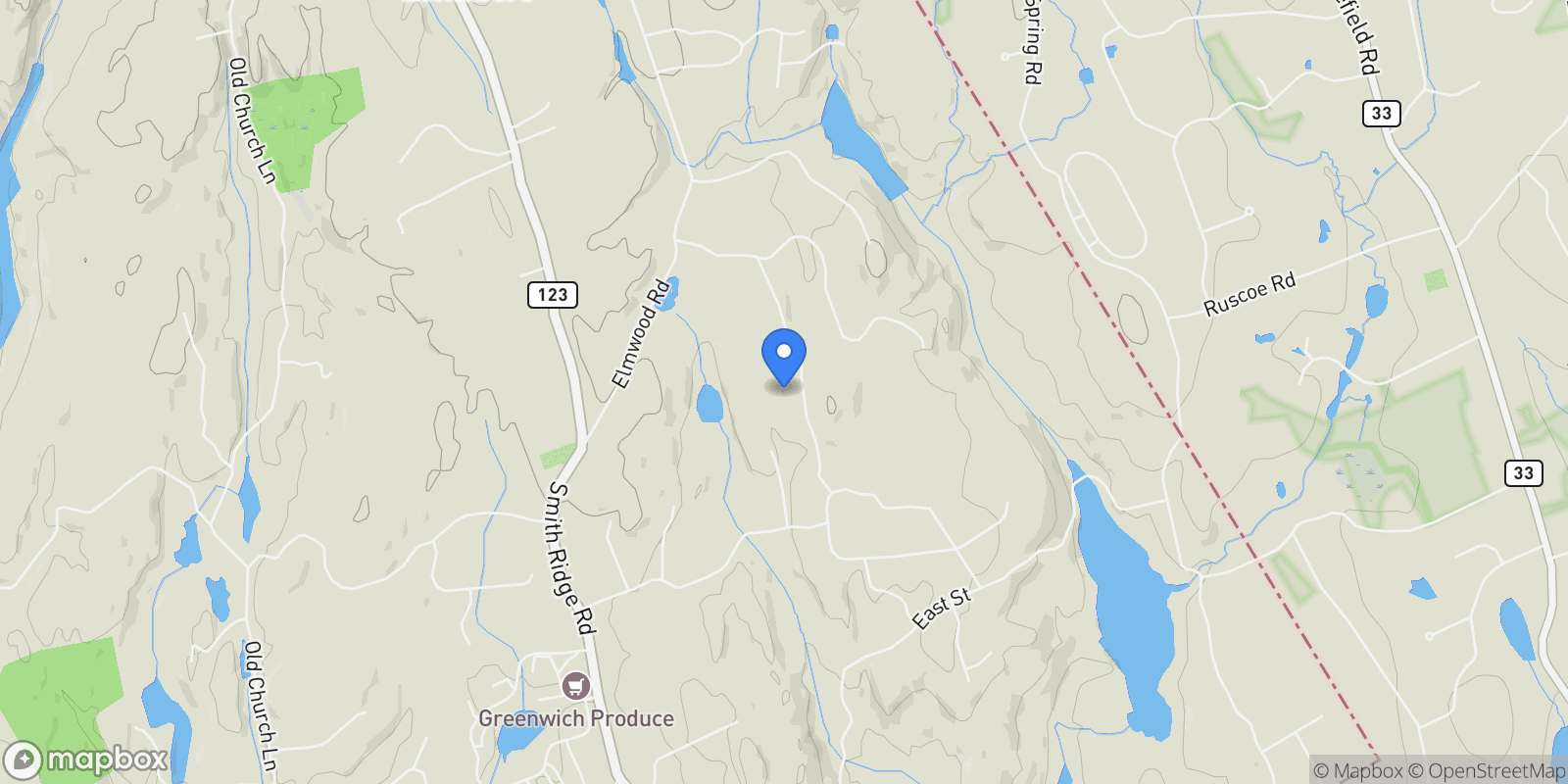 Map showing 54 Lockwood Road, South Salem, NY 10590, South Salem, New York, United States.