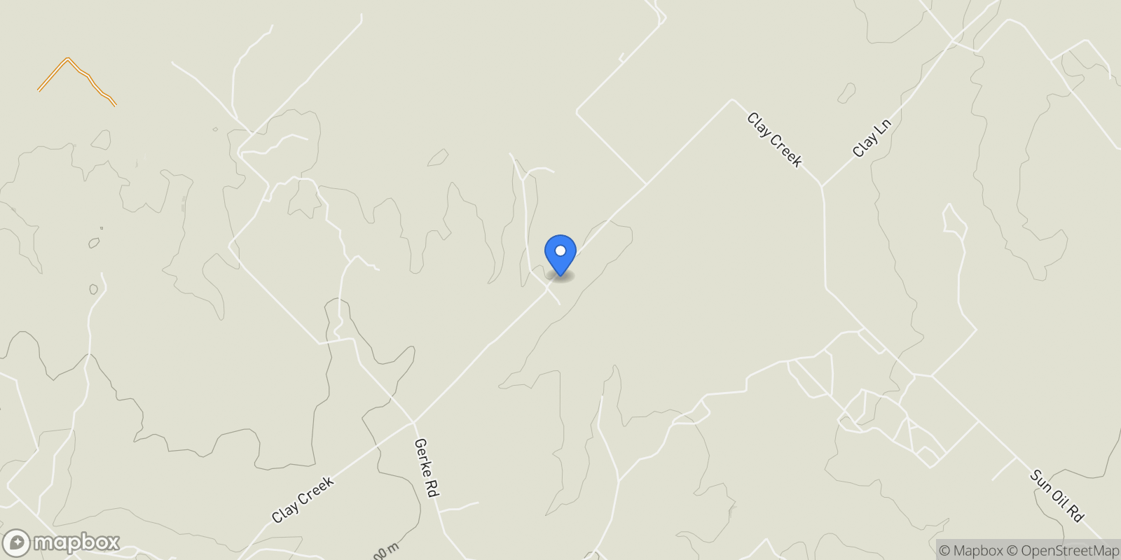 Map showing 4410 Clay Creek Road, Brenham, TX 77833, Brenham, Texas, United States.