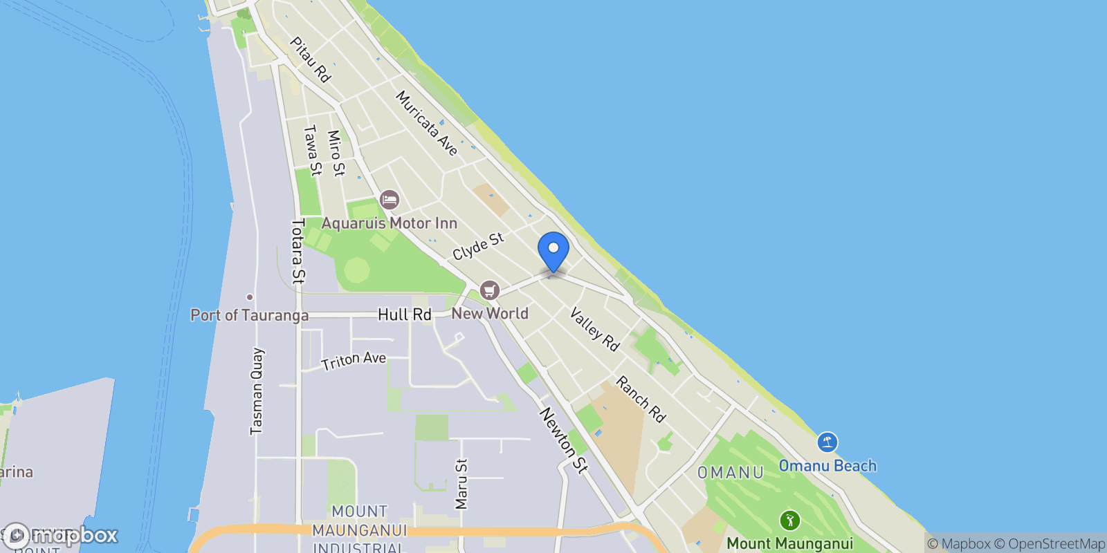 Map showing 20 Tweed Street, Mount Maunganui 3116, New Zealand, Mount Maunganui, Bay of Plenty, New Zealand.