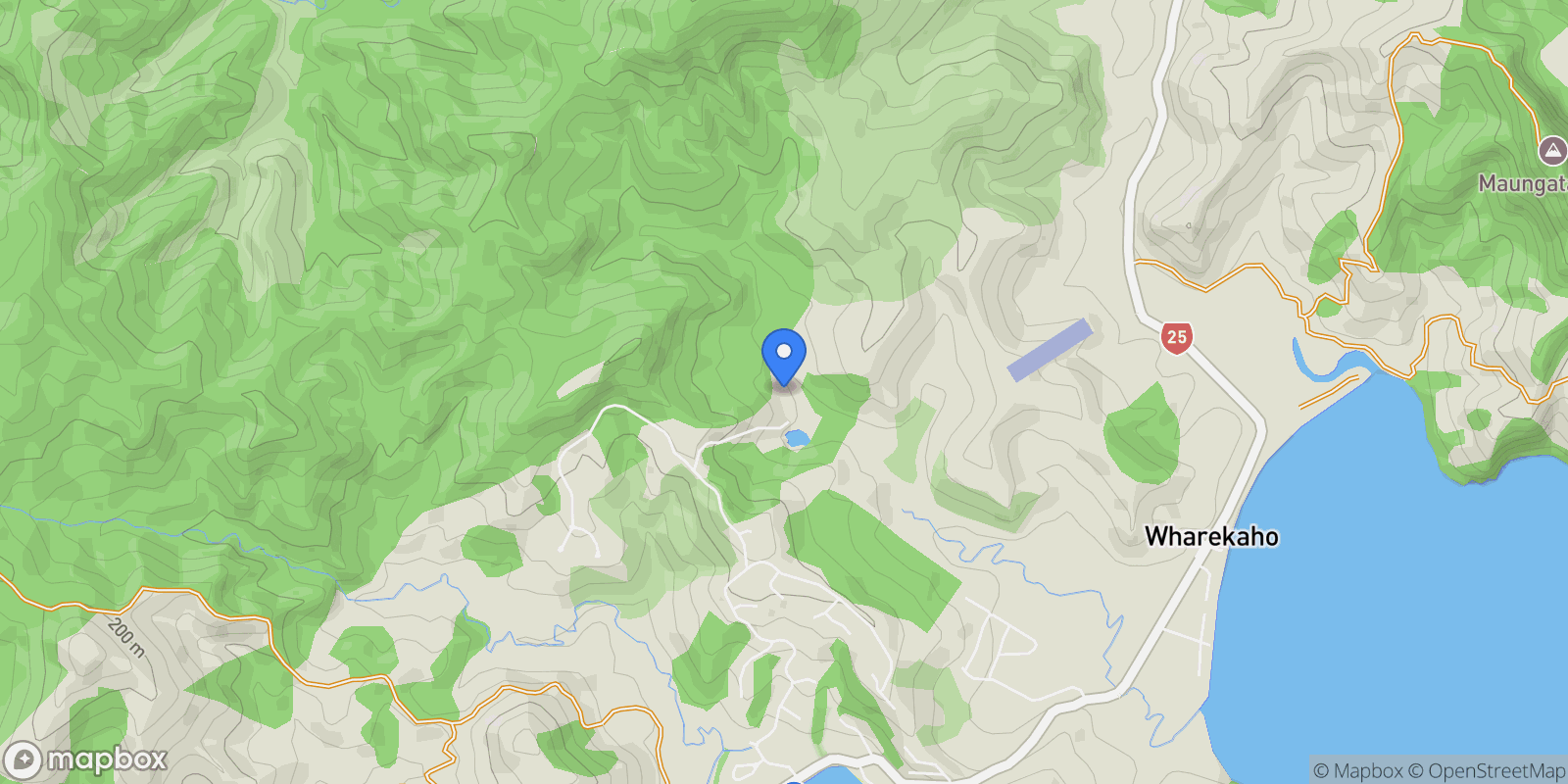 Map showing 61 Spikes Way, Whitianga 3510, New Zealand, Whitianga, Waikato, New Zealand.