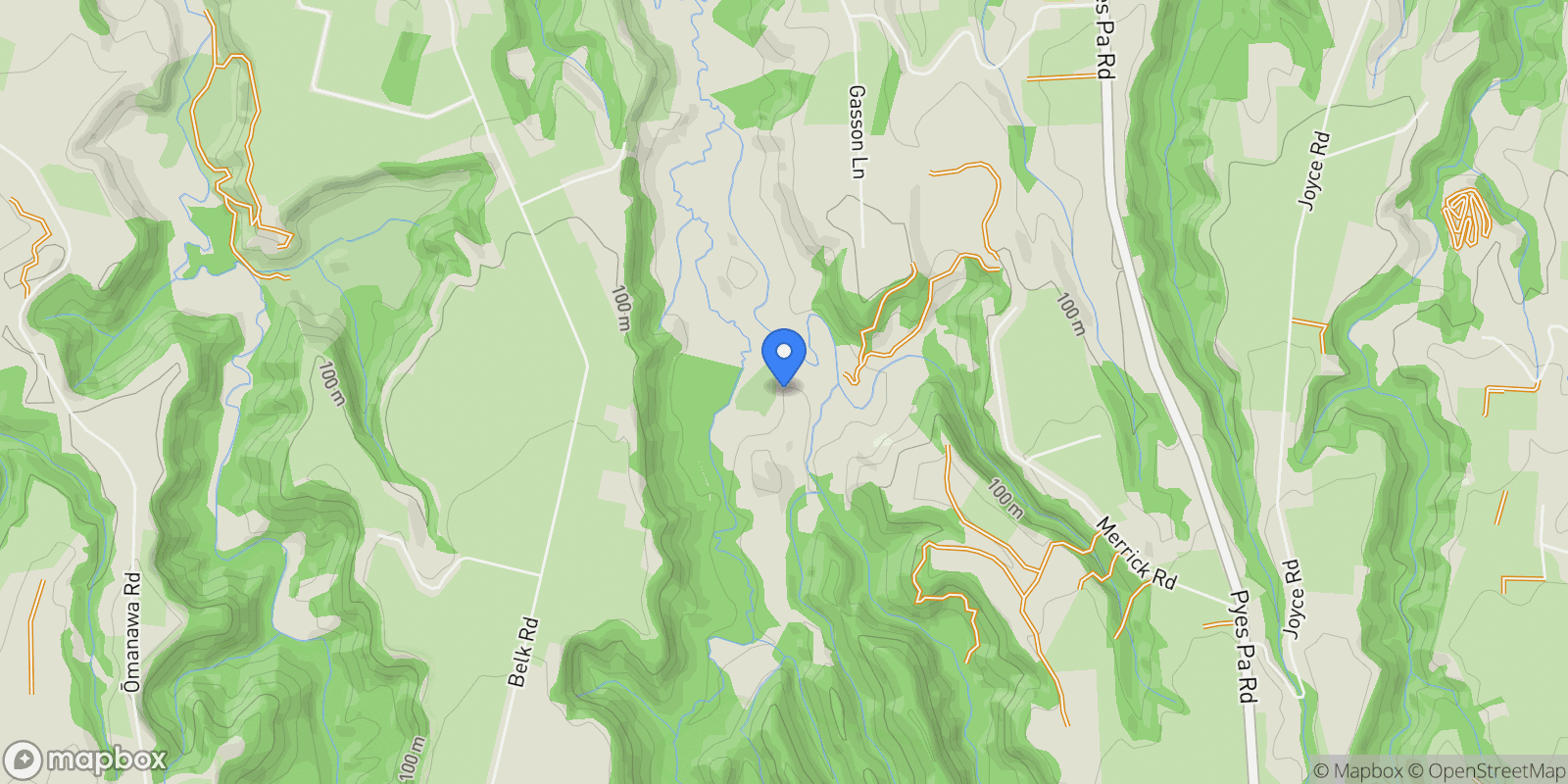 Map showing 91B Gasson Lane, Pyes Pa, Tauranga 3173, New Zealand, Tauranga, Bay of Plenty, New Zealand.