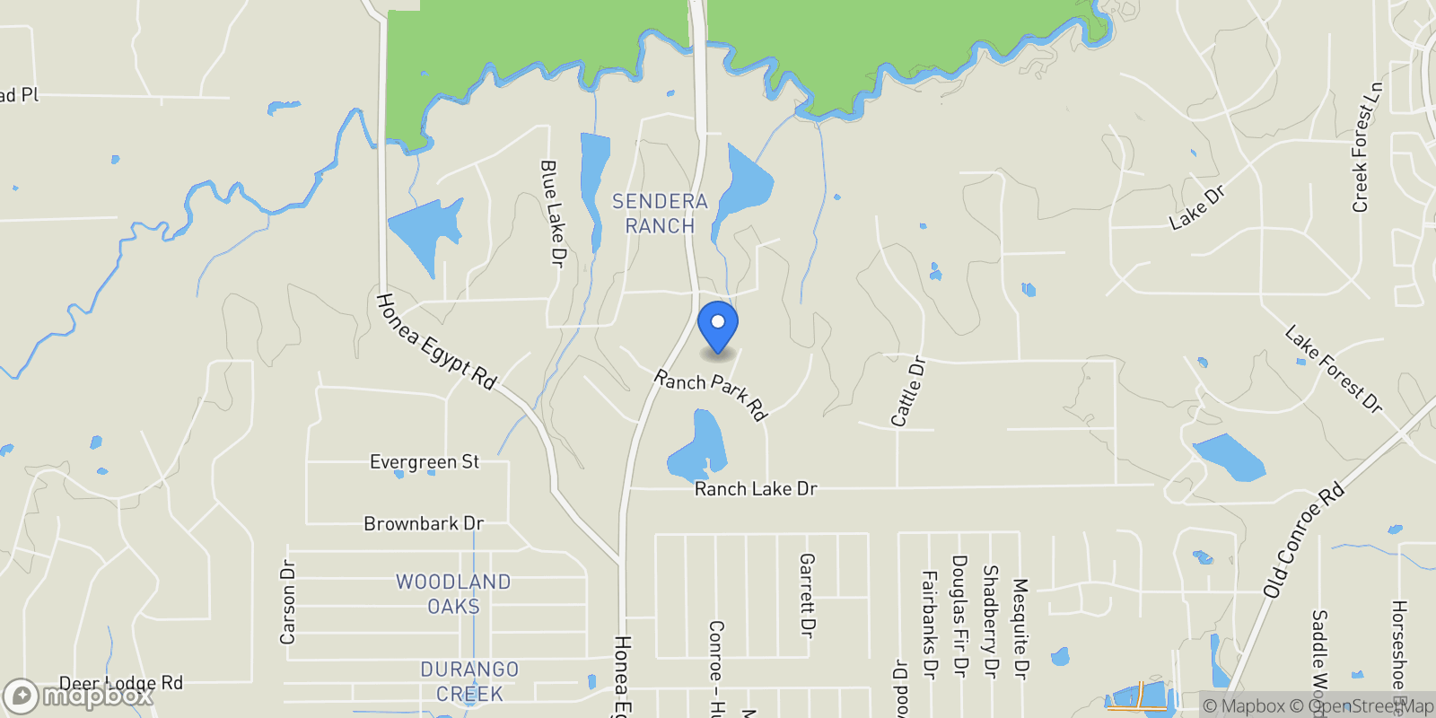 Map showing 1817 Ranch Trail Court, Magnolia, Texas, United States.