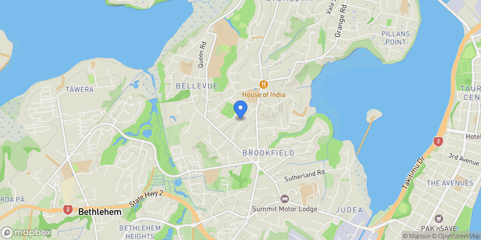 Map showing 37 Brookfield Terrace, Brookfield, Tauranga 3110, New Zealand, Tauranga, Bay of Plenty, New Zealand.