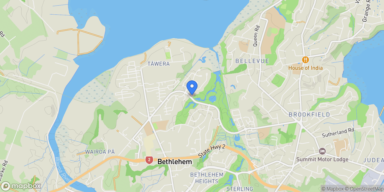 Map showing 159 Carmichael Road, Bethlehem, Tauranga 3110, New Zealand, Tauranga, Bay of Plenty, New Zealand.