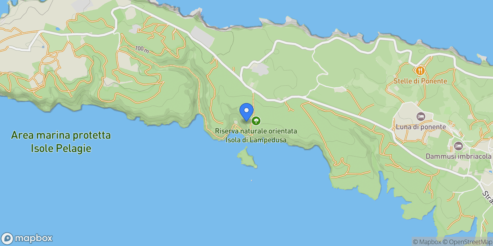 Map showing Sicily, Sicily, Italy.