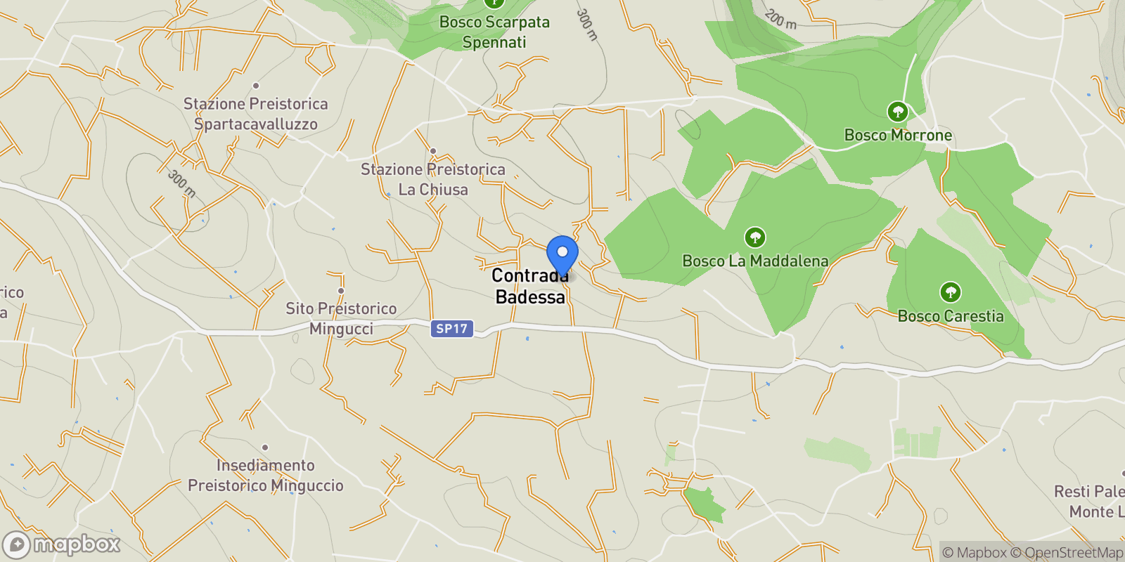 Map showing Contrada Badessa, 72017 Ostuni BR, Italy, Apulia, Italy.