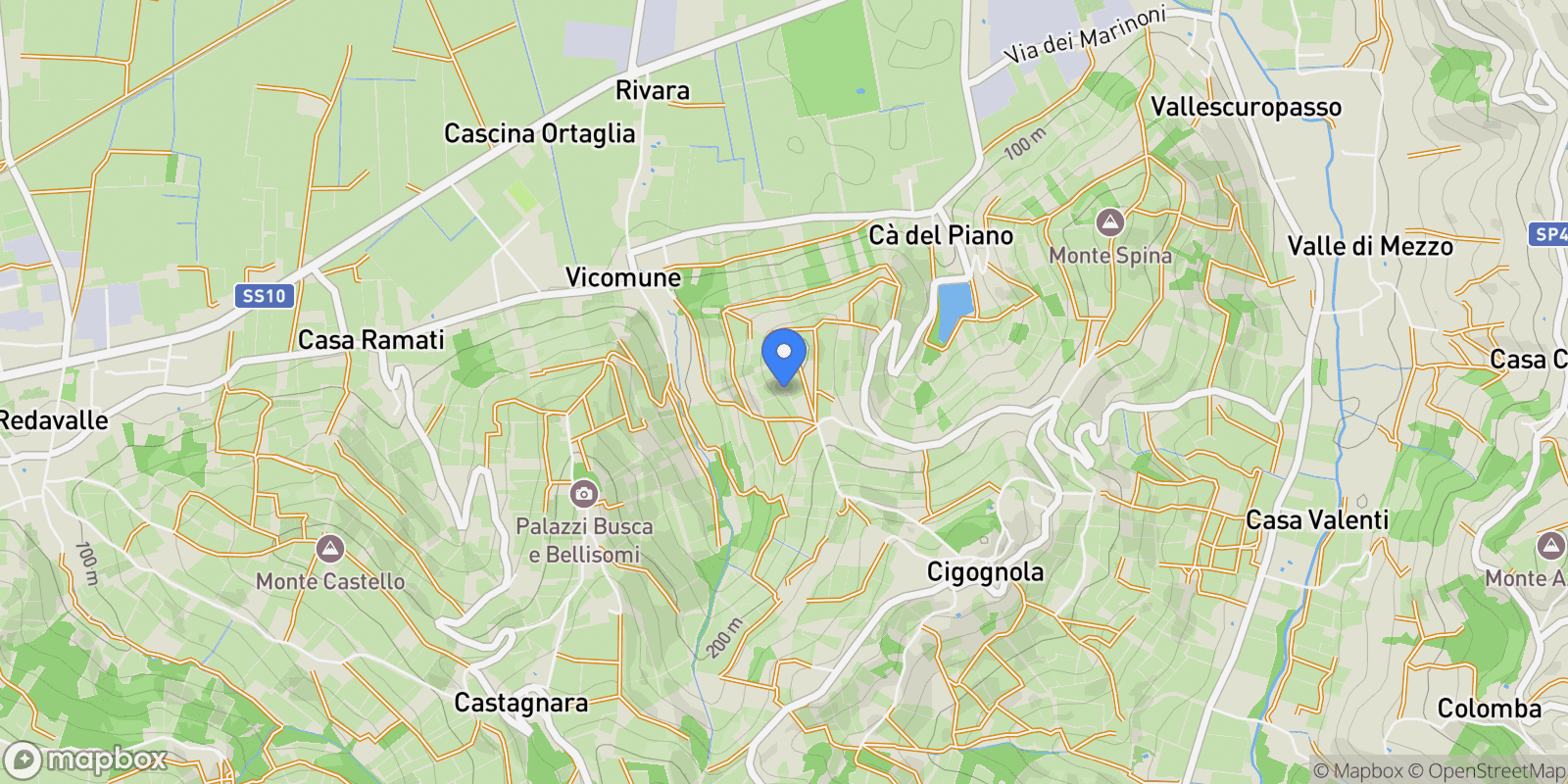 Map showing 27040 Montebello PV, Italy, Montebello, Lombardy, Italy.