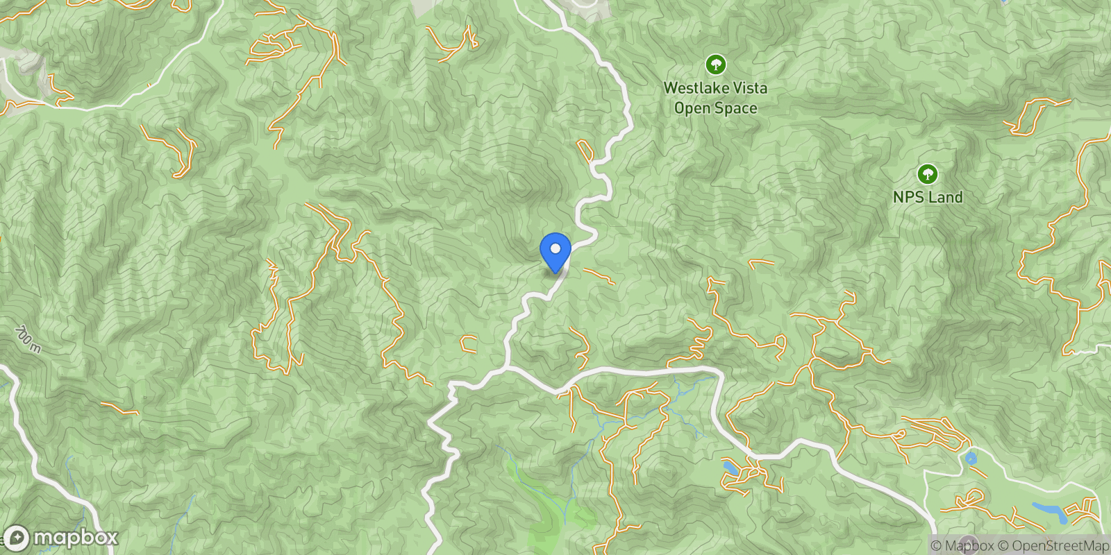 Map showing 421 Westlake Boulevard, Malibu, California, United States.