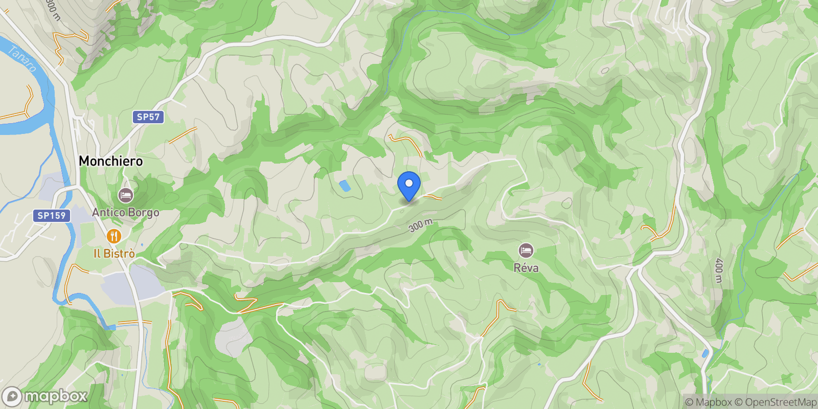Map showing Località riviera, Piedmont, Italy.
