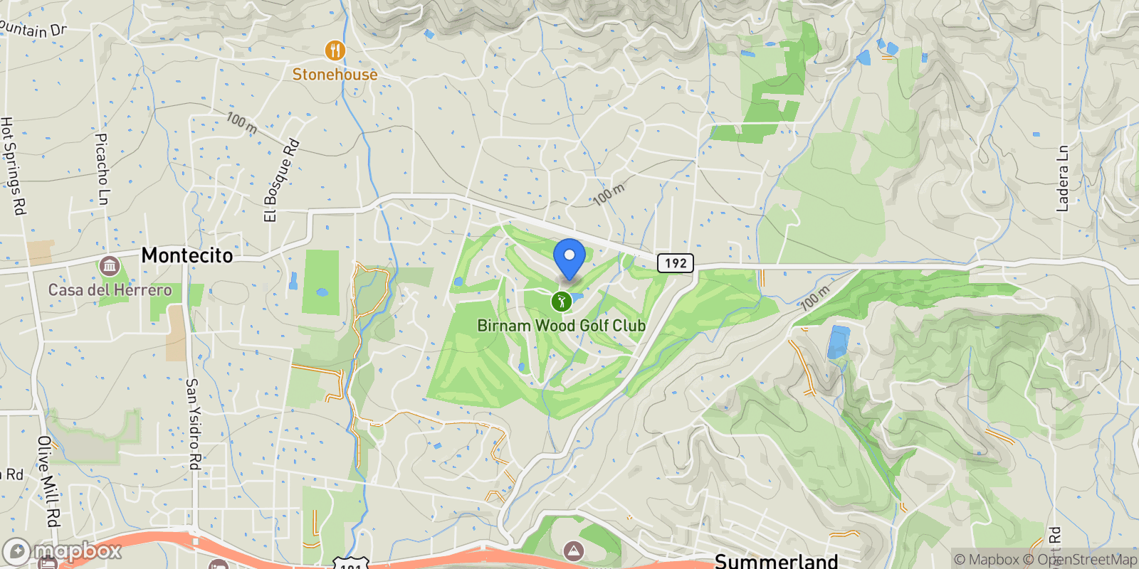 Map showing 510 Mclean Lane, Montecito, California, United States.