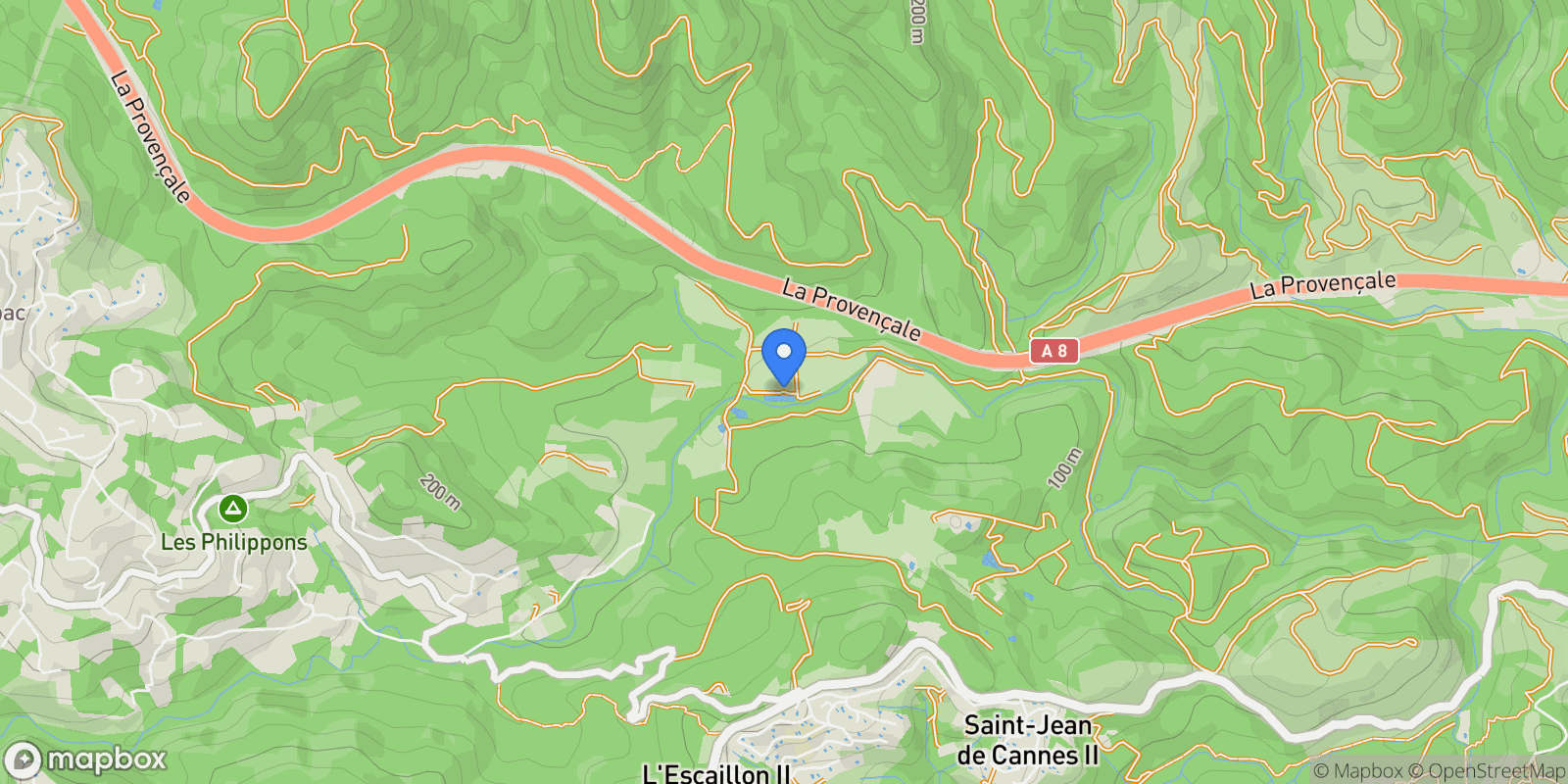 Map showing Fréjus, Provence-Alpes-Côte d'Azur, France.