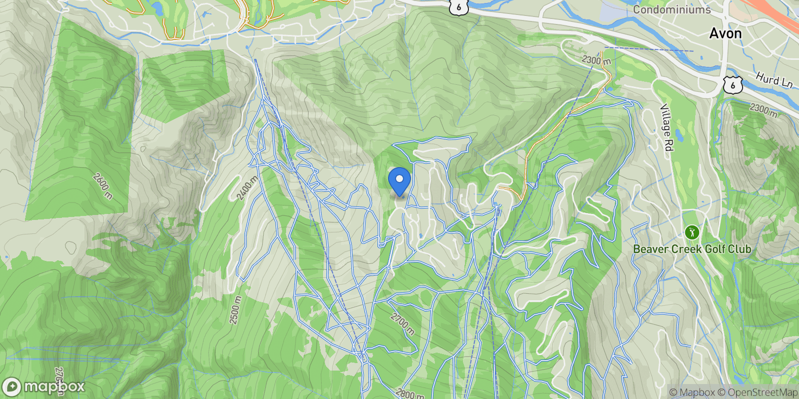 Map showing 50 Peak View #310 , Avon, CO 81620, Edwards, Colorado, United States.