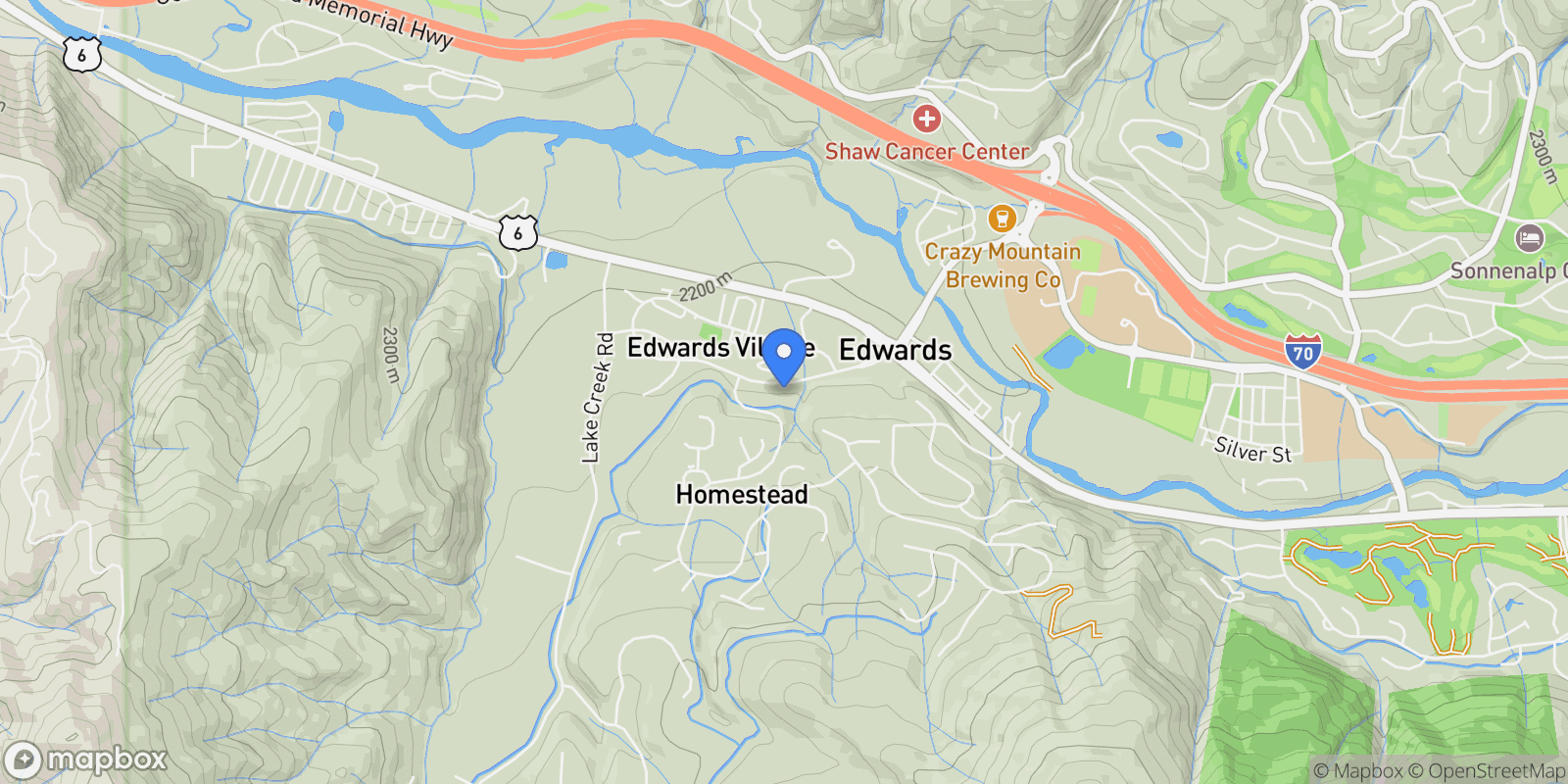Map showing 288 Edwards Village Boulevard 12B, Edwards, CO 81632, Edwards, Colorado, United States.