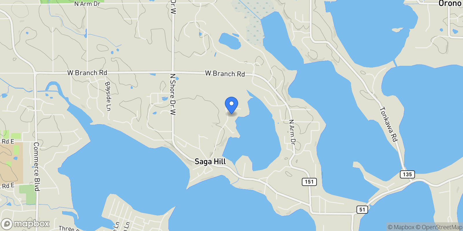 Map showing 1074 Wildhurst Trail, Orono, MN 55364, Orono, Minnesota, United States.