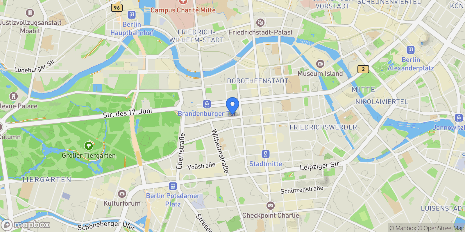 Map showing Berlin, BE 10117, Berlin, Berlin, Germany.
