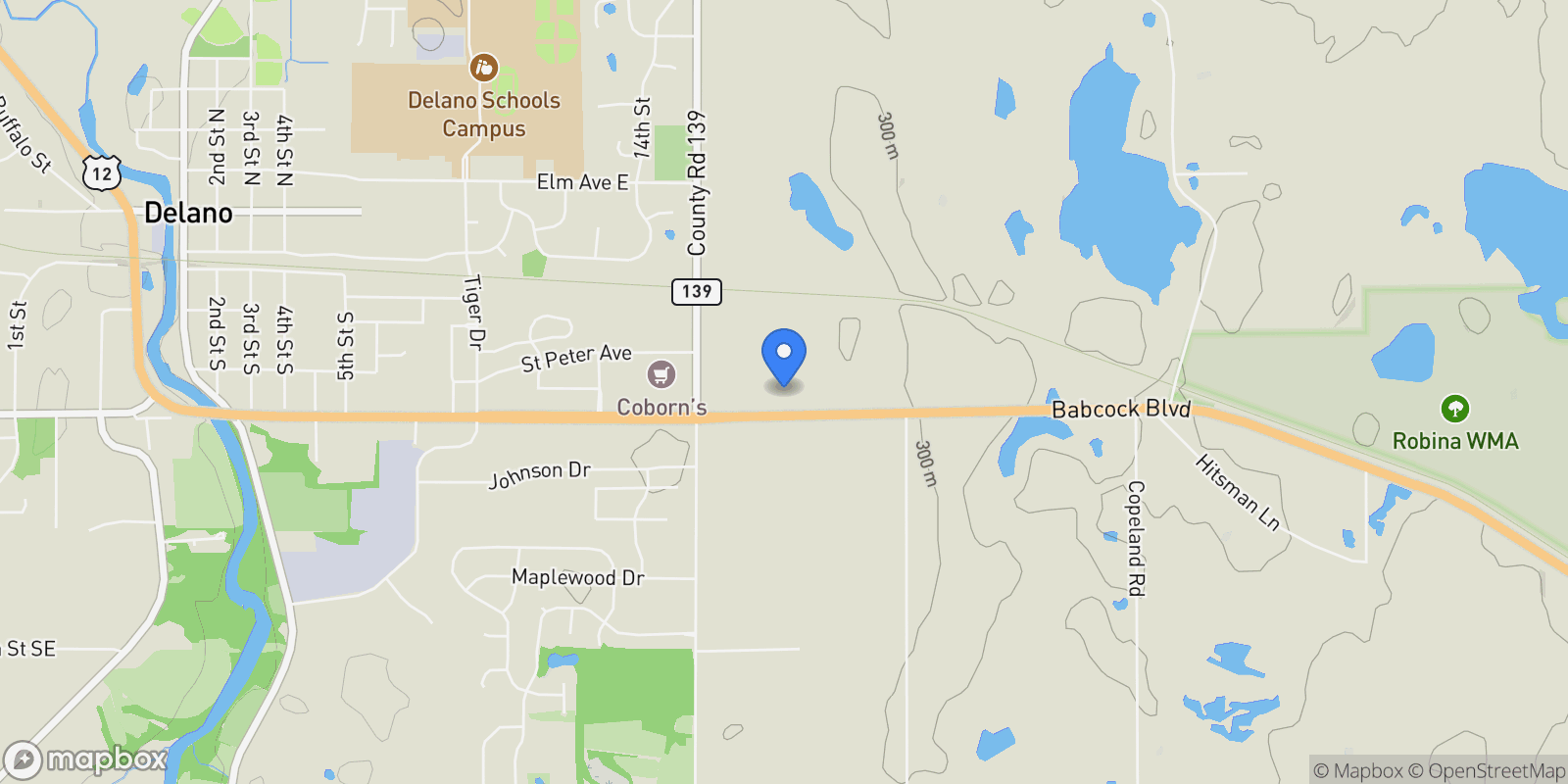Map showing 9414 Us-12, Independence, MN 55328, Independence, Minnesota, United States.