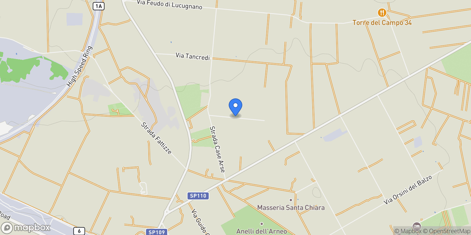 Map showing Via Giovanni Paolo II Str. Senza Uscita, 73048 Nardò LE, Italy, Apulia, Italy.