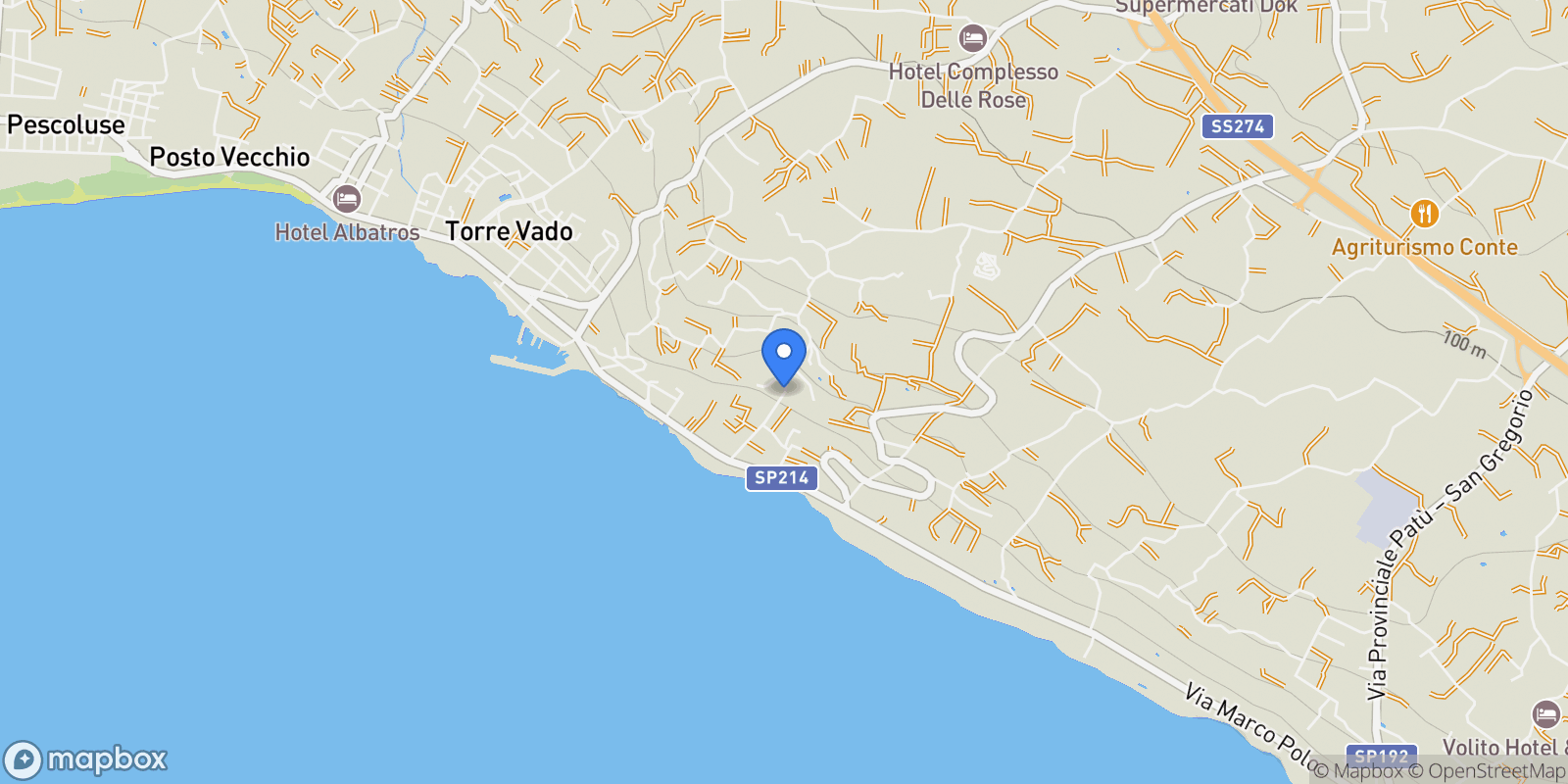 Map showing Via Nepole, 73040 Torre Vado LE, Italy, Torre Vado, Apulia, Italy.