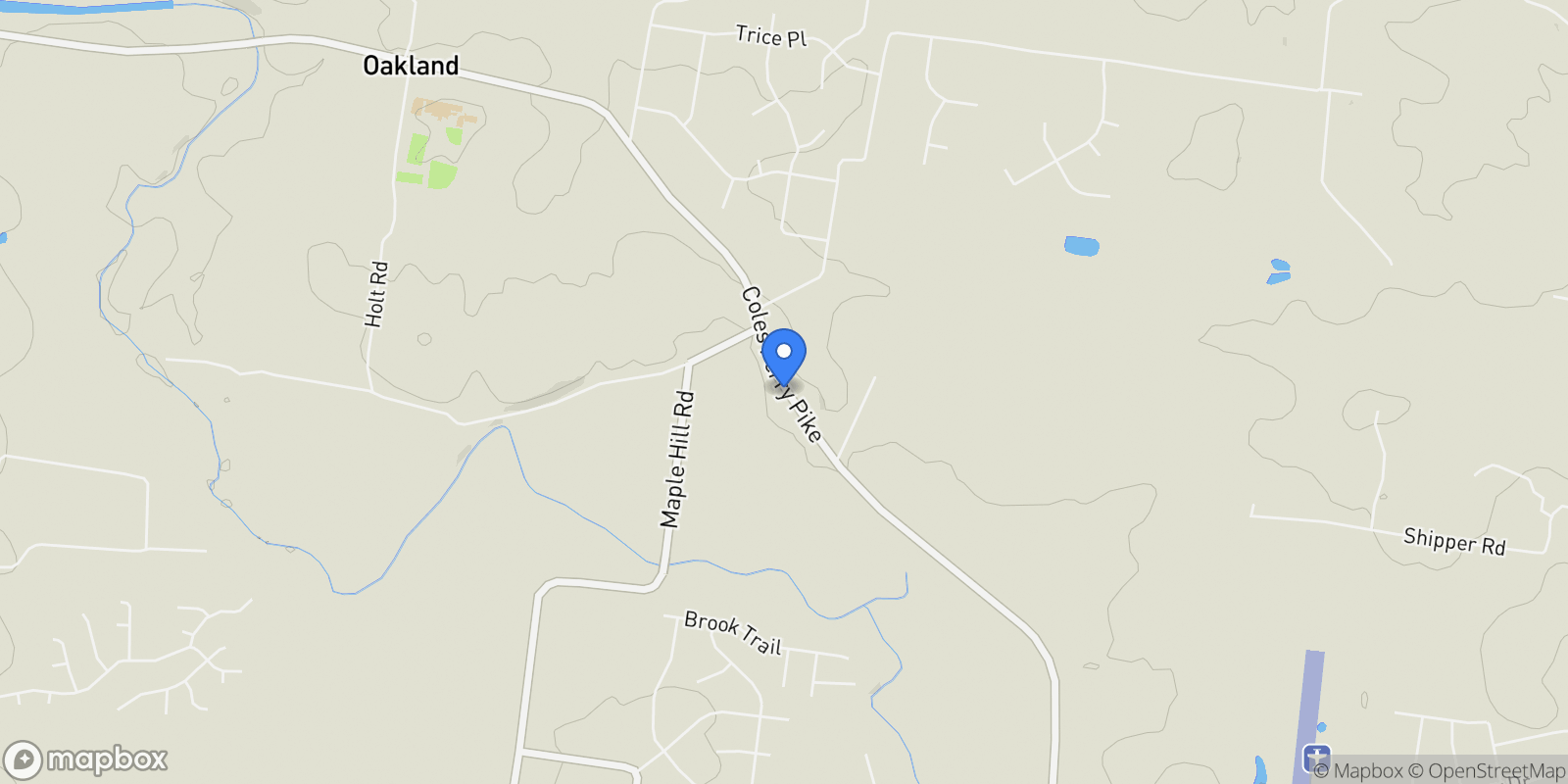 Map showing 4180 Coles Ferry Pike, Lebanon, Tennessee, United States.