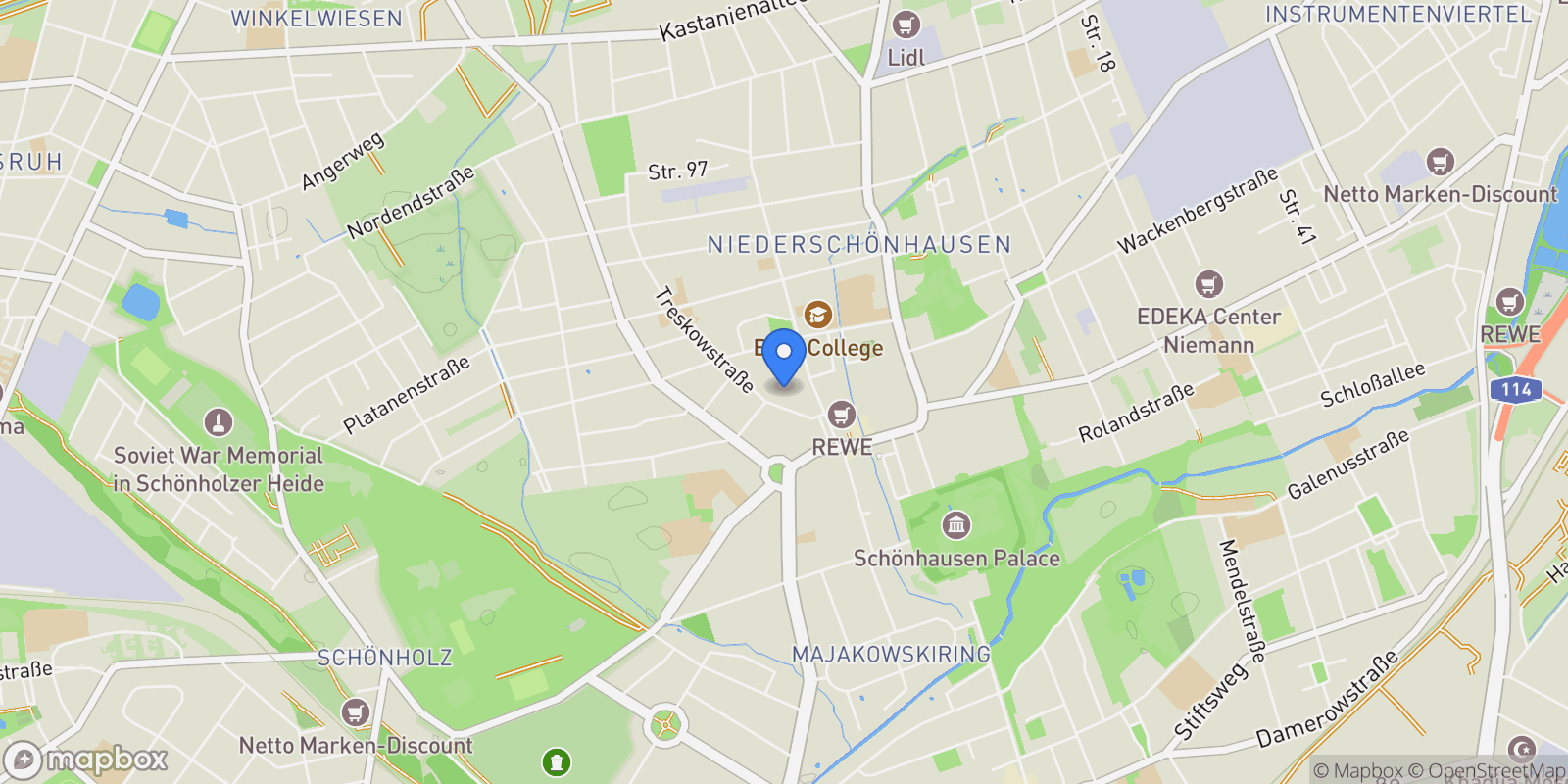 Map showing 13156 Berlin-Pankow, Germany, Berlin, Berlin, Germany.