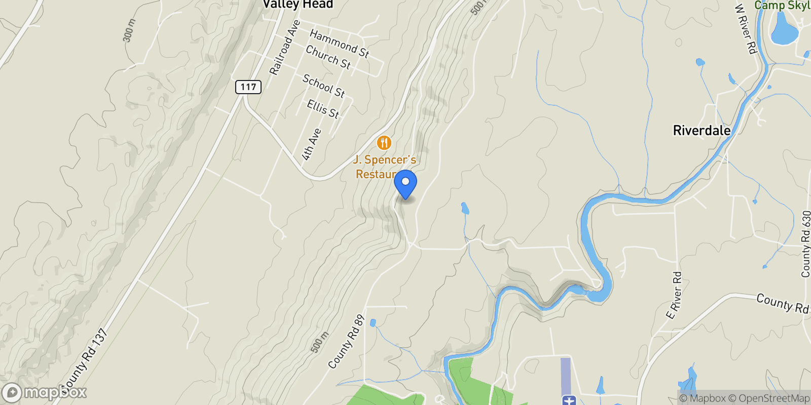 Map showing Mentone, Alabama, United States.