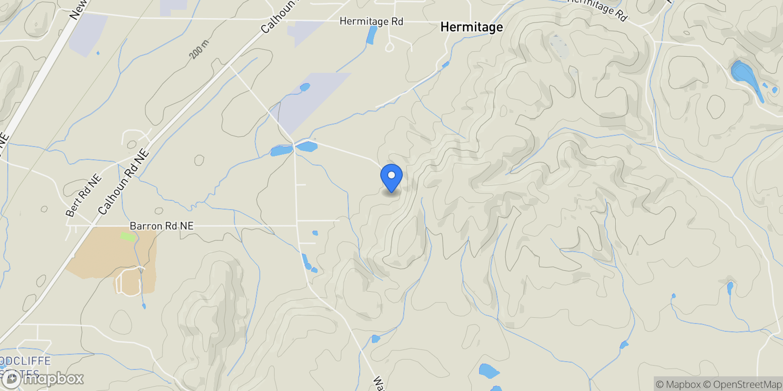 Map showing Rome, Georgia, United States.