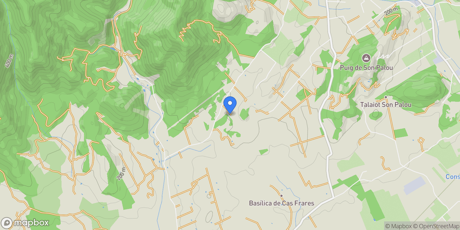 Map showing Santa Maria del Camí, Mallorca, Santa Maria del Camí, Santa Maria del Cami, Balearic Islands, Spain.