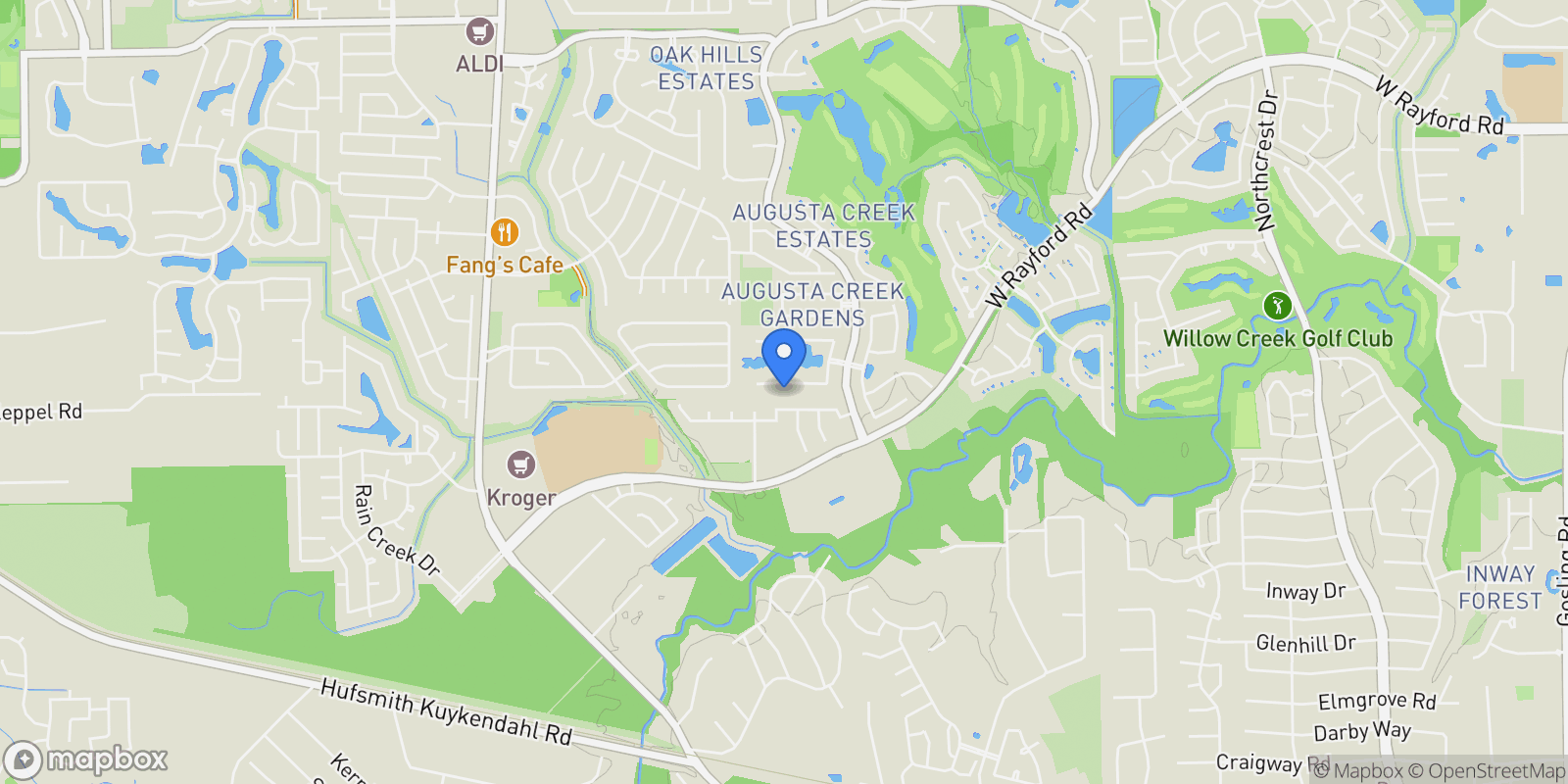 Map showing 7611 Morgans Pond Court, Spring, TX 77389, Spring, Texas, United States.