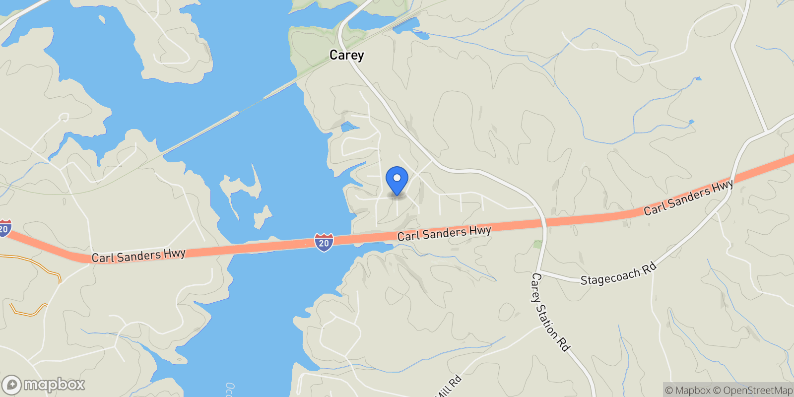 Map showing 70 VESPER GRAND AVENUE, Greensboro, GA 30642, Greensboro, Georgia, United States.