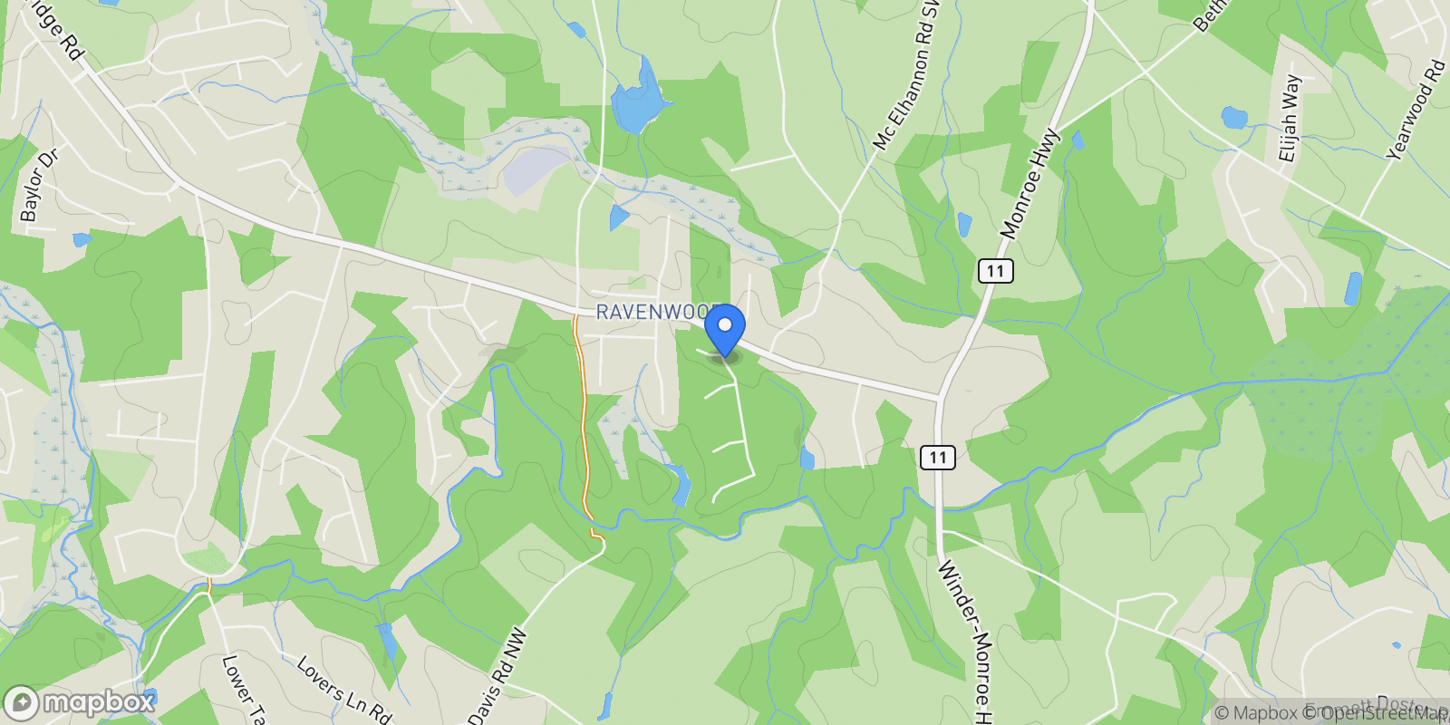 Map showing 72 VESPER GRAND AVENUE, Greensboro, GA 30642, Bethlehem, Georgia, United States.