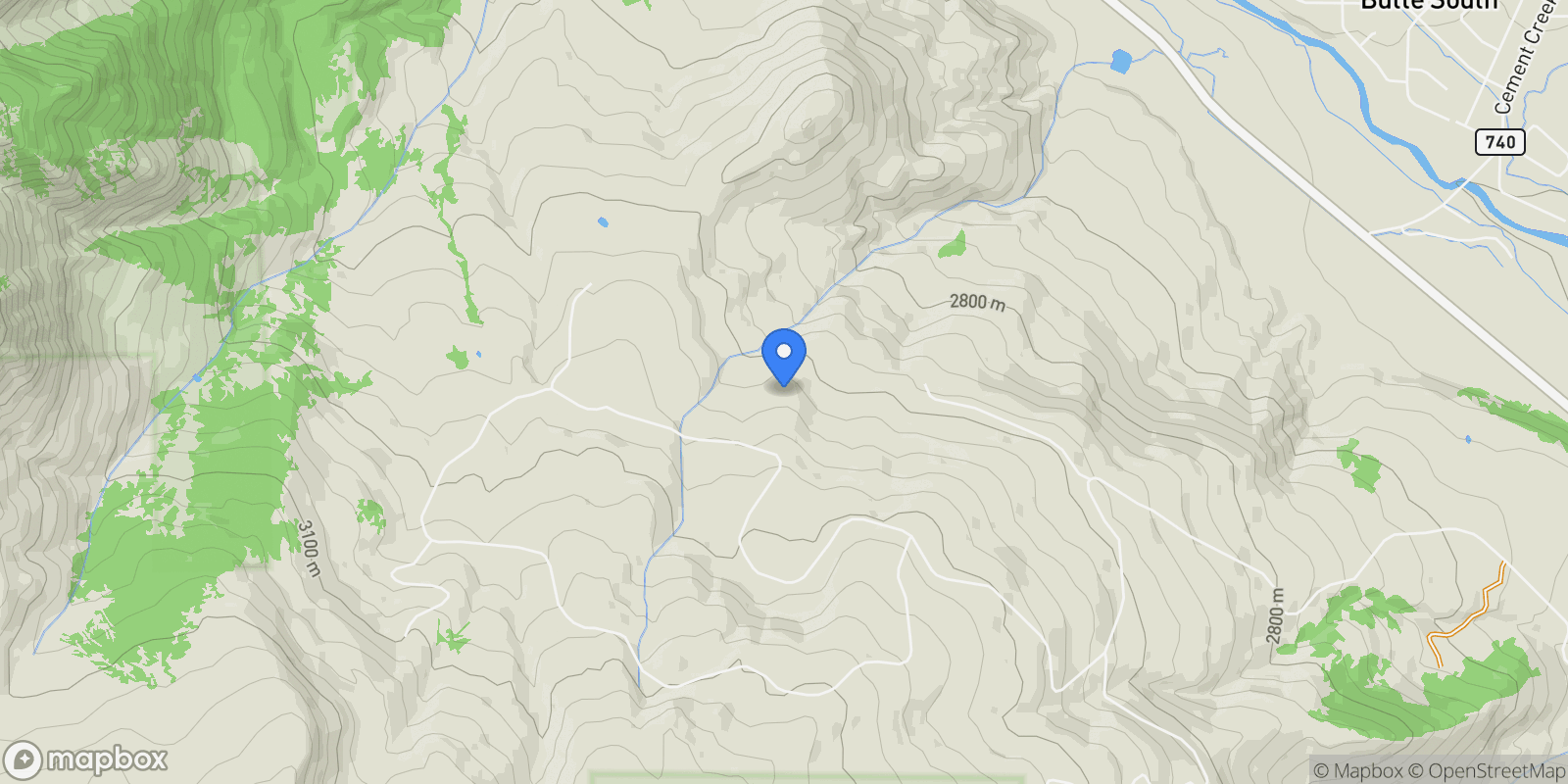 Map showing 796 Red Mountain Ranch Lower Loop Road , Crested Butte, CO 81224, Crested Butte, Colorado, United States.