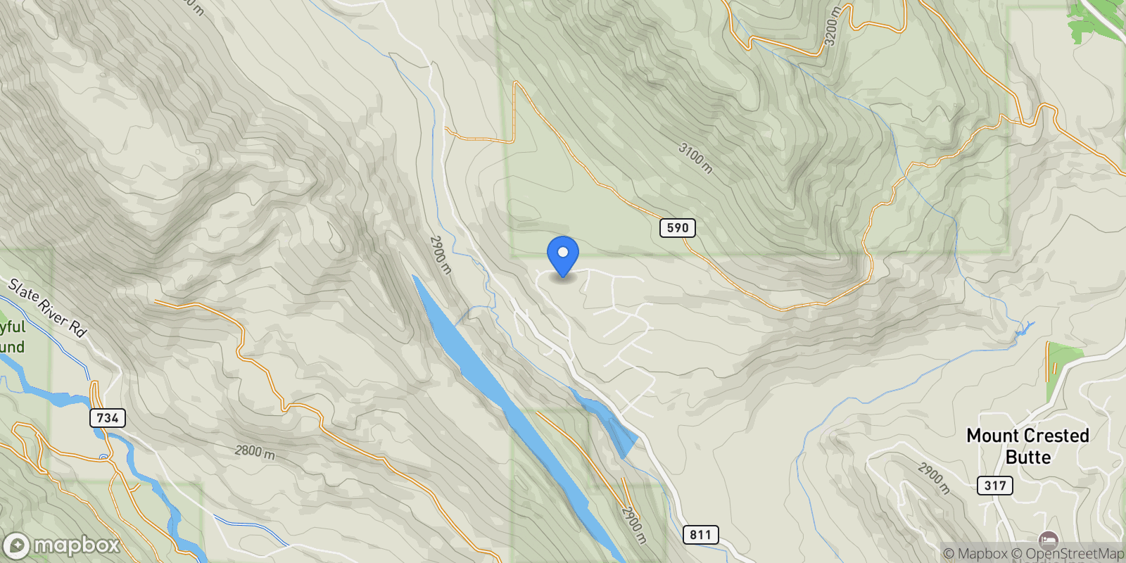 Map showing 470 Meadow Drive , Crested Butte, CO 81224, Crested Butte, Colorado, United States.