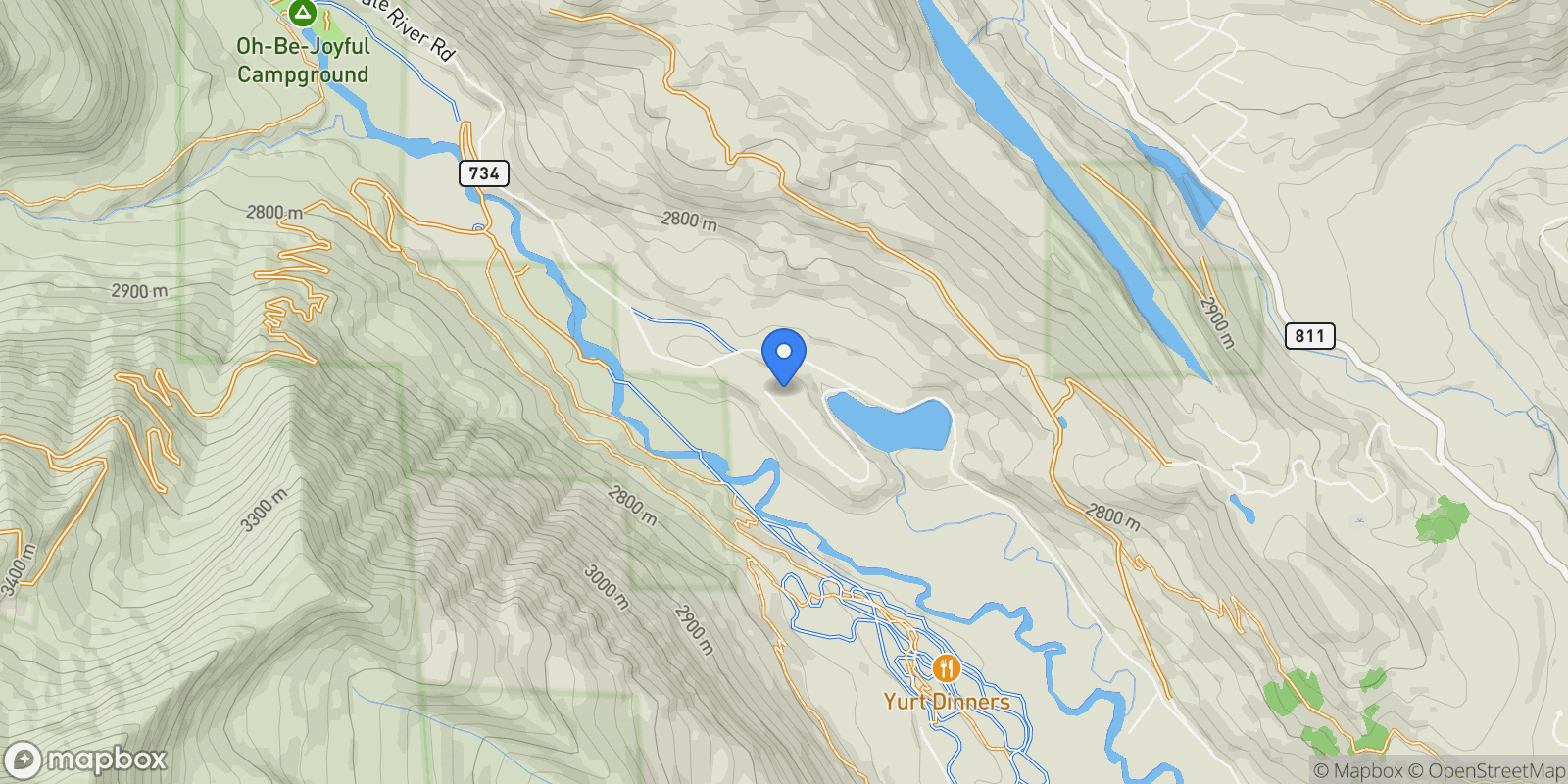 Map showing 624 Nicholson Lake Ridge Road , Crested Butte, CO 81224, Crested Butte, Colorado, United States.