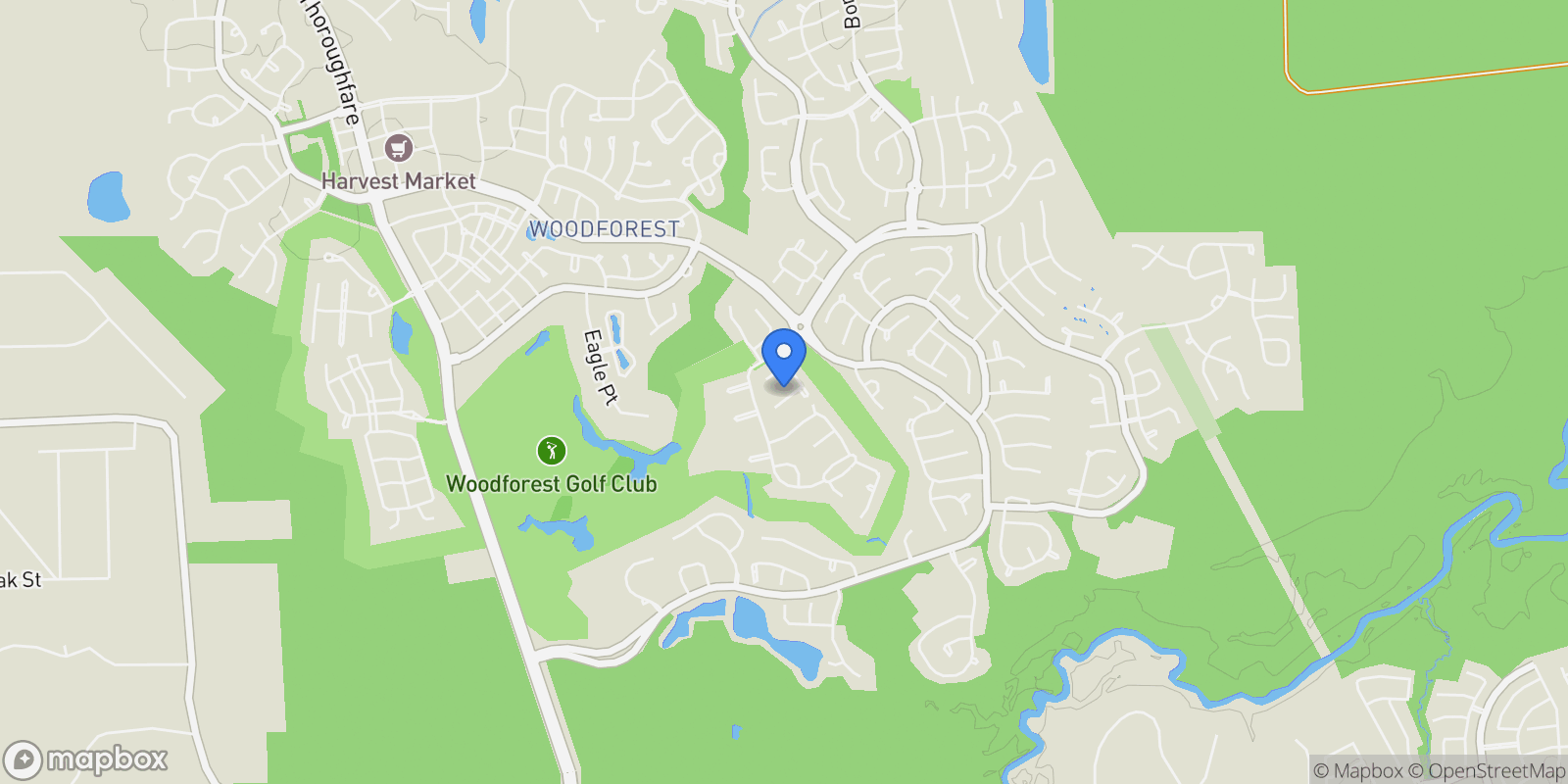 Map showing 138 Quail Ridge Place, Montgomery, TX 77316, Montgomery, Texas, United States.