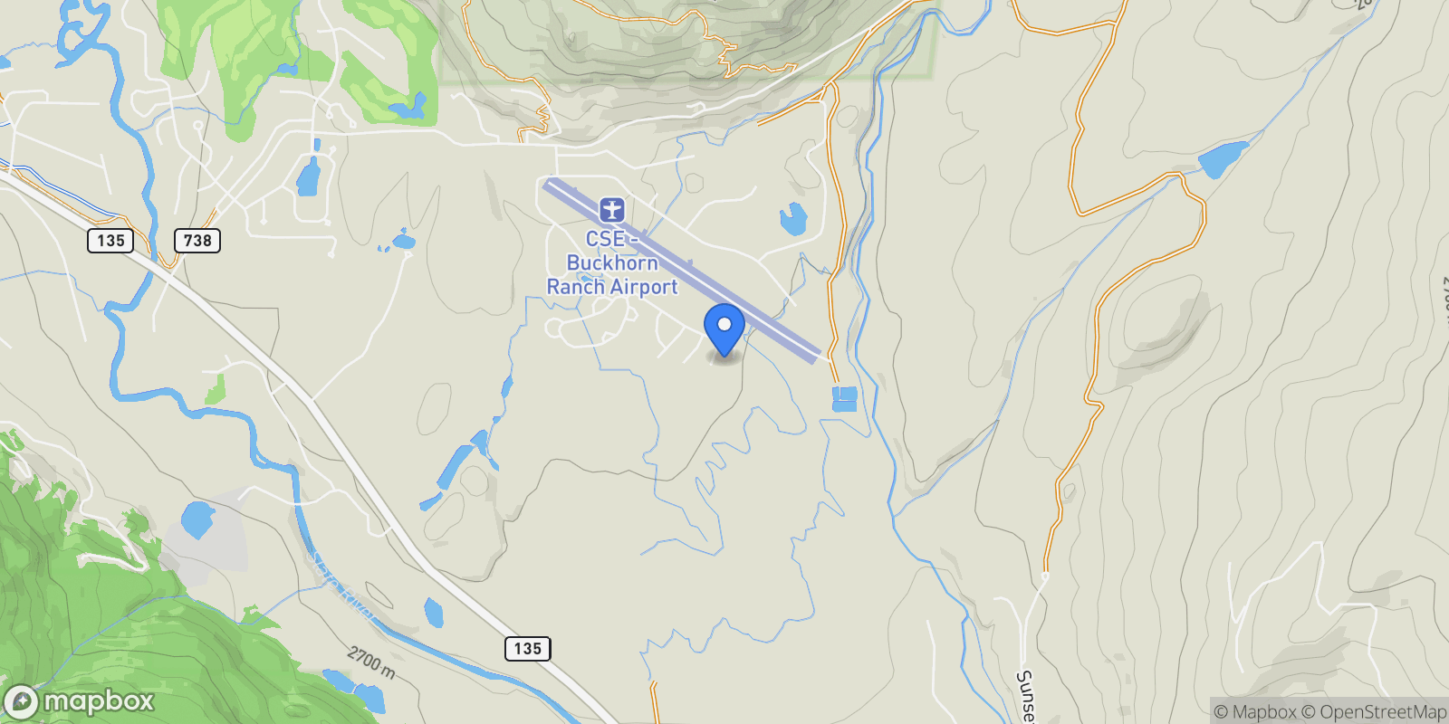 Map showing 720 S Avion Drive , Crested Butte, CO 81224, Crested Butte, Colorado, United States.