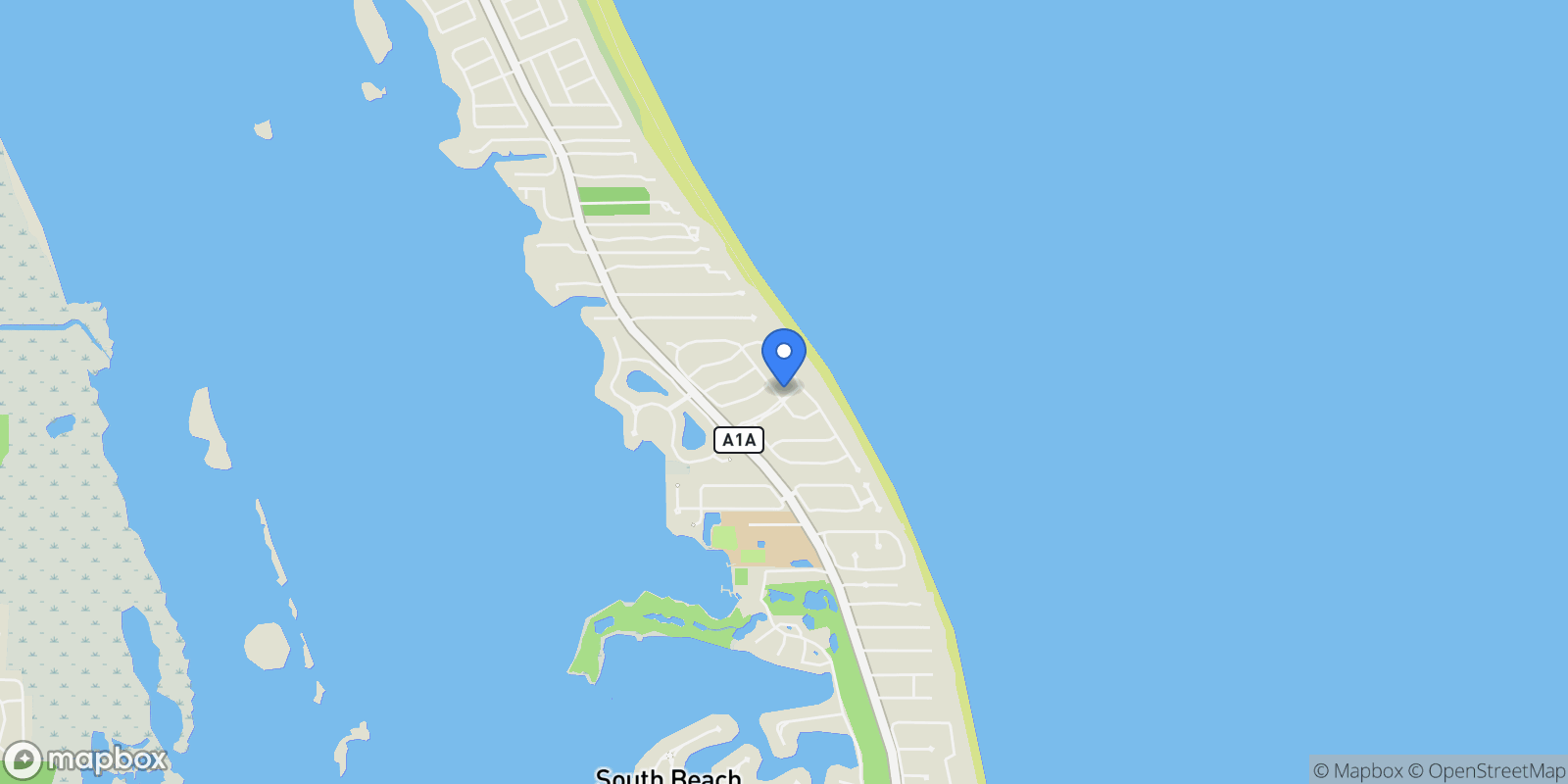 Map showing 226 Egret Lane, Vero Beach, FL, 32963, USA, Vero Beach, Florida, United States.
