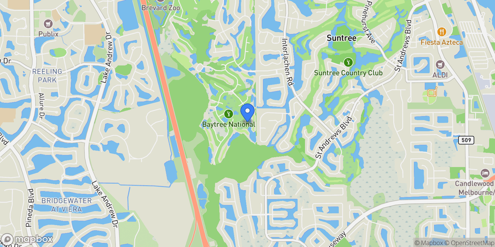 Map showing 965 Chatsworth Drive, Melbourne, FL, 32940, USA, Melbourne, Florida, United States.