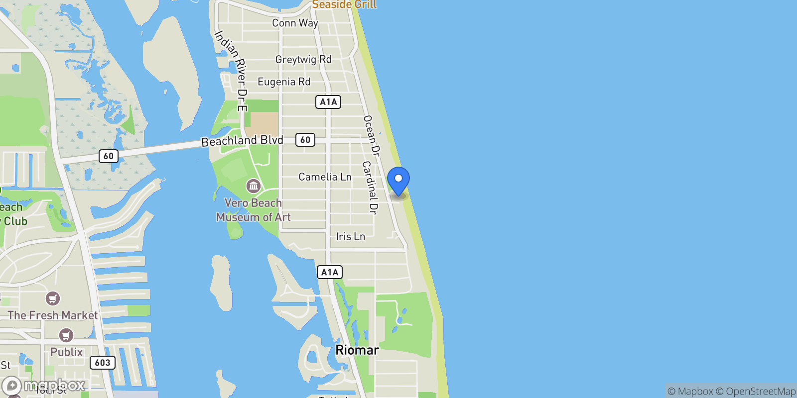 Map showing 1010 Easter Lily Lane, #111, Vero Beach, FL, 32963, USA, Vero Beach, Florida, United States.