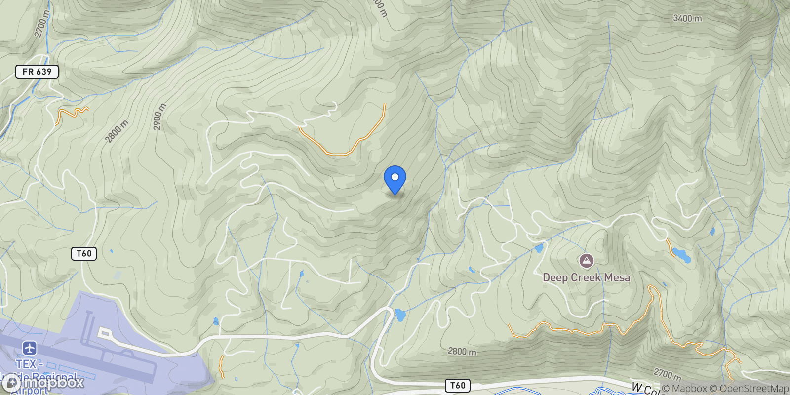 Map showing TBD Basque Boulevard 113 & 114A , Telluride, CO 81435, Mountain Village, Colorado, United States.