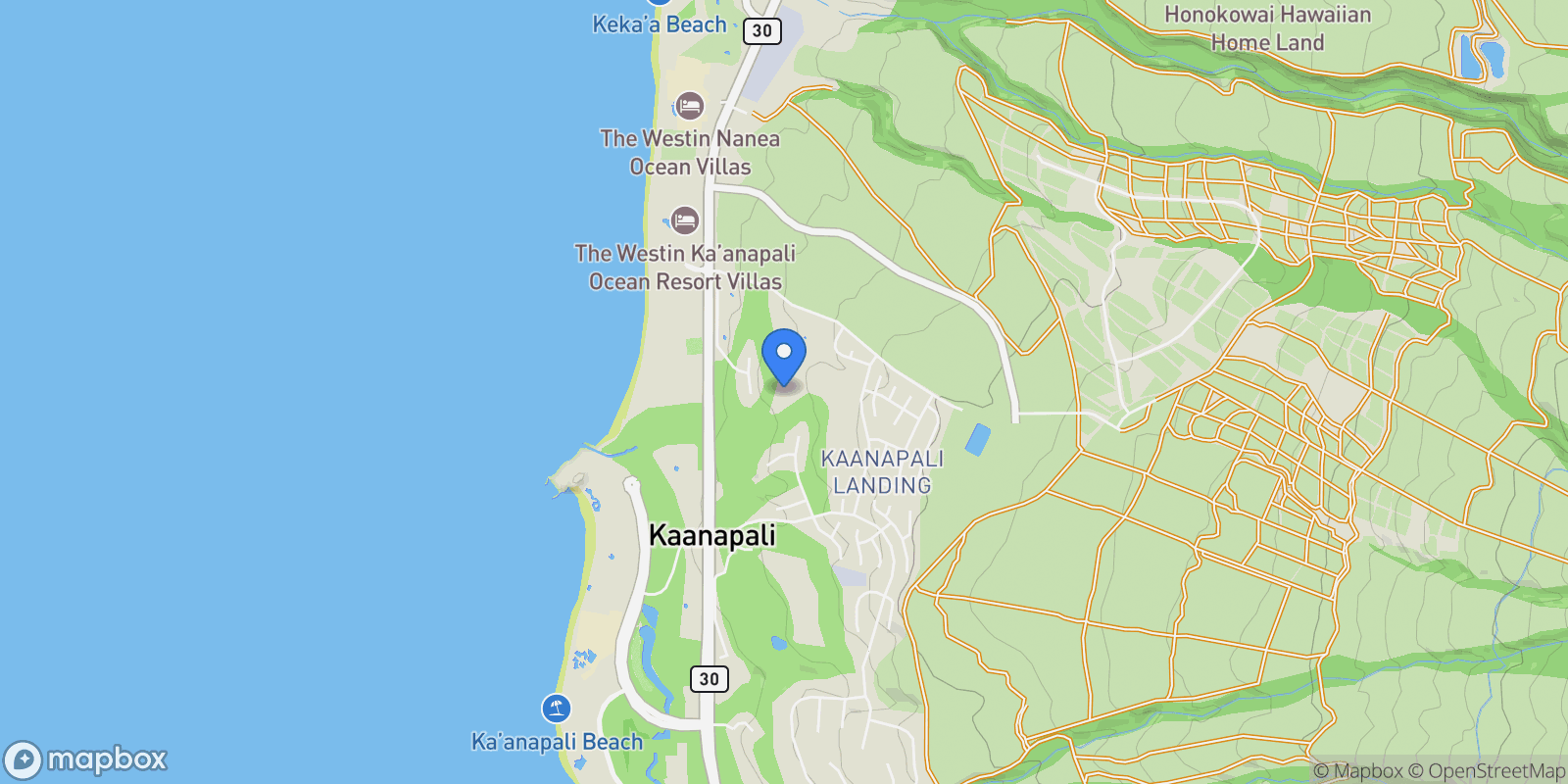Map showing Masters #4207 50 Puu Anoano Street, Lahaina, HI 96761, Lahaina, Hawaii, United States.