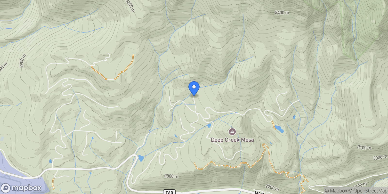 Map showing 102 Christina's Way , Telluride, CO 81435, Mountain Village, Colorado, United States.