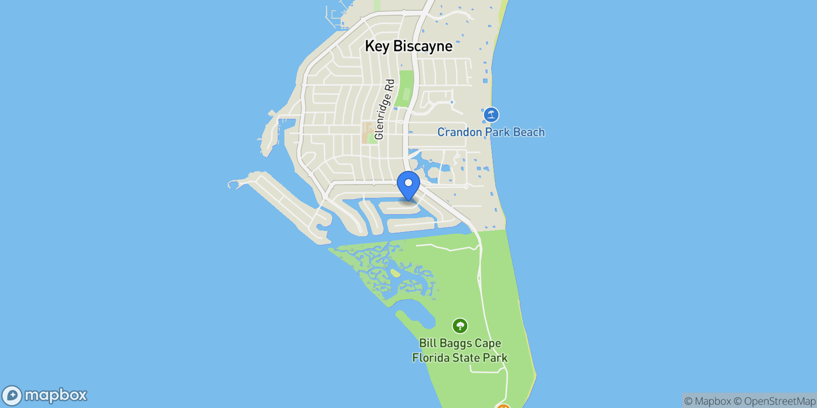 Map showing 121 Knollwood Drive , Key Biscayne, FL 33149, Key Biscayne, Florida, United States.