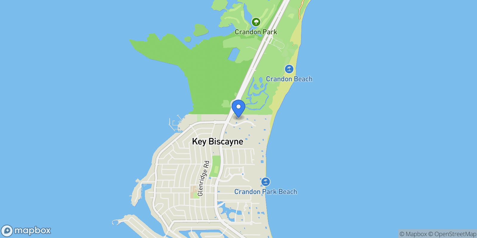 Map showing 101 Ocean Lane Drive #108, Key Biscayne, FL 33149, Key Biscayne, Florida, United States.