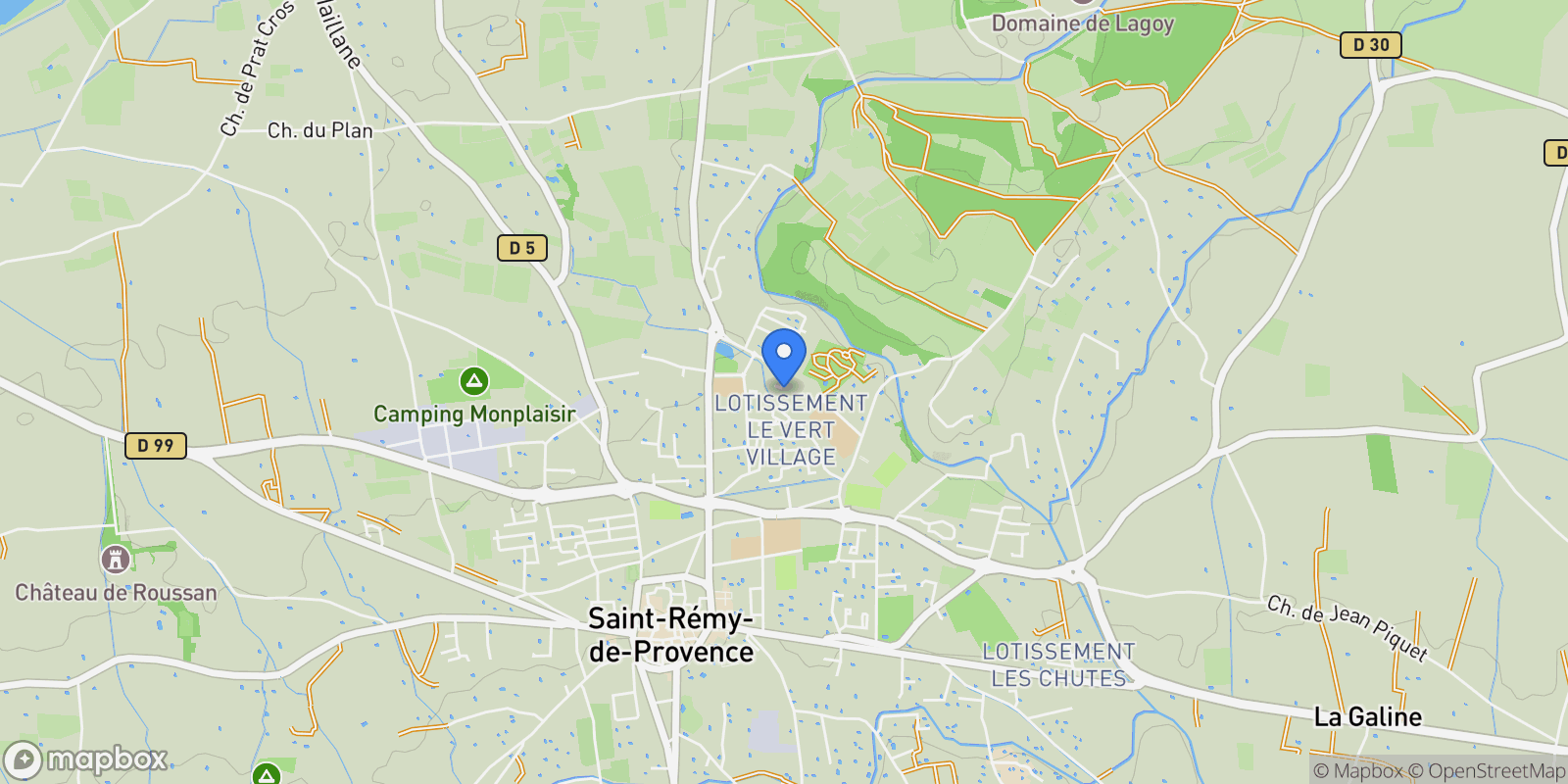 Map showing Avignon, Provence-Alpes-Côte d'Azur, France.