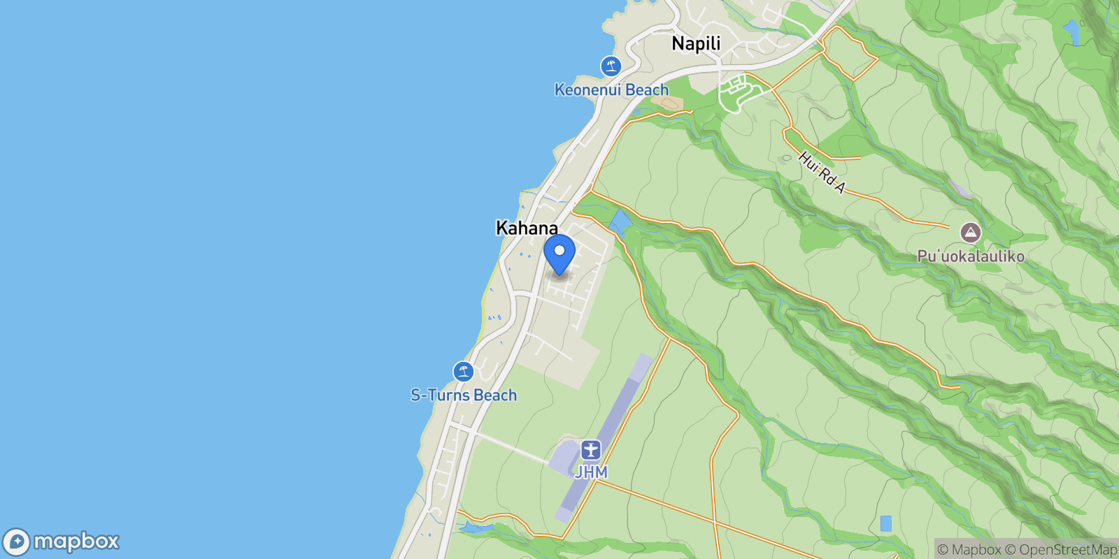 Map showing 14 Fern Place, Lahaina, HI 96761, Lahaina, Hawaii, United States.