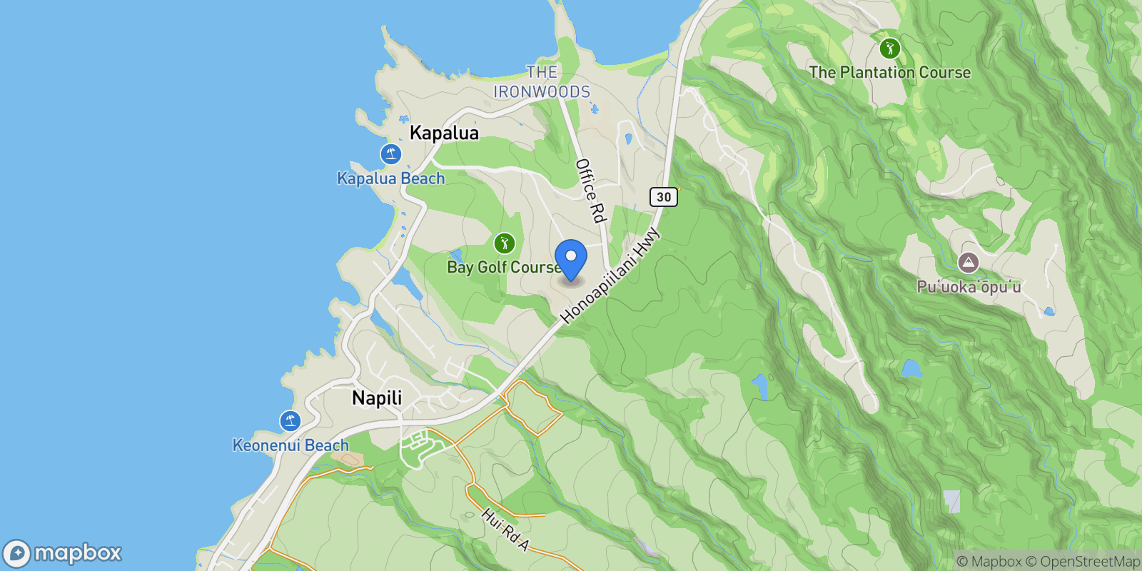Map showing 212 Crestview Road, Lahaina, HI 96761, Lahaina, Hawaii, United States.