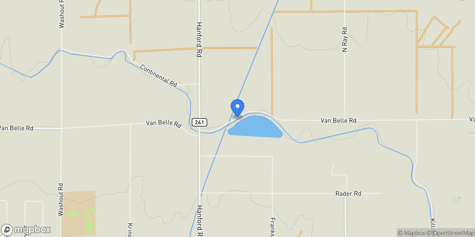 Map showing 10240 Van Belle Road, Sunnyside, WA 98944, Sunnyside, Washington, United States.